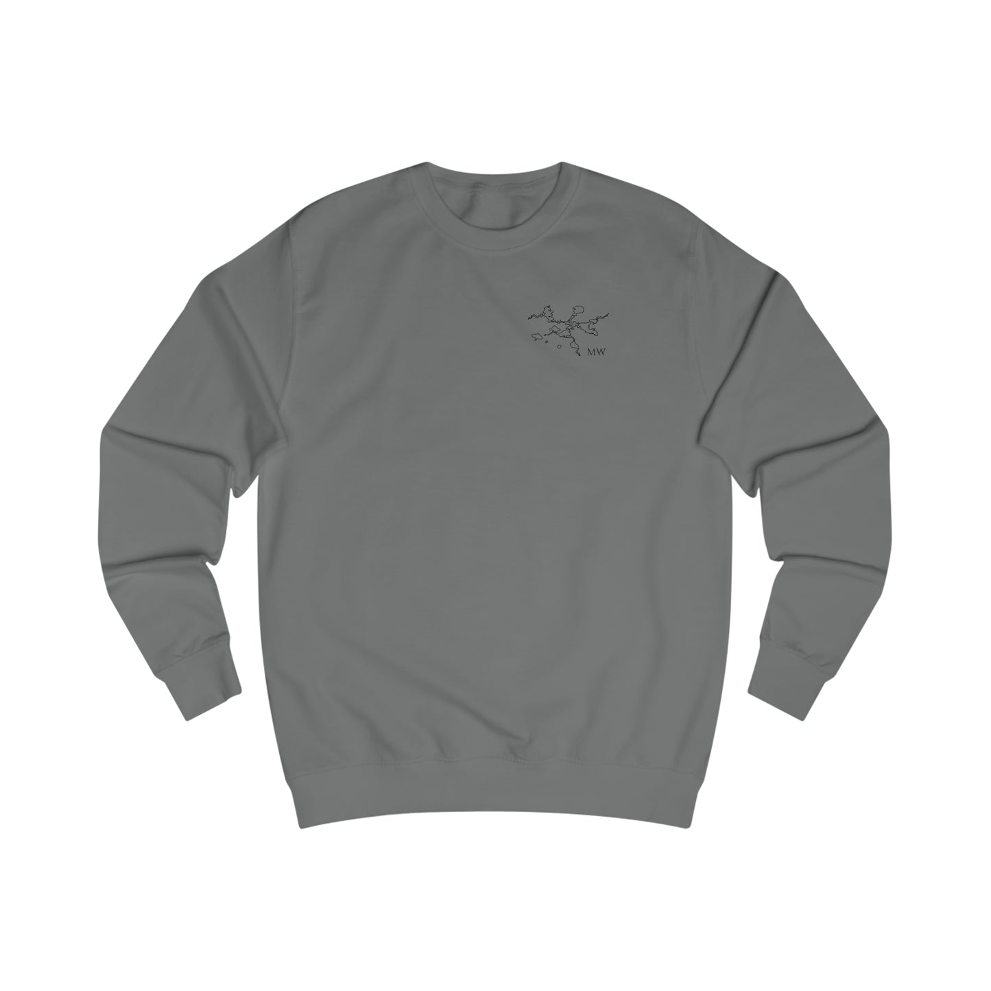 Manitowish Waters Wisconsin Sailing - Men's Crewneck
