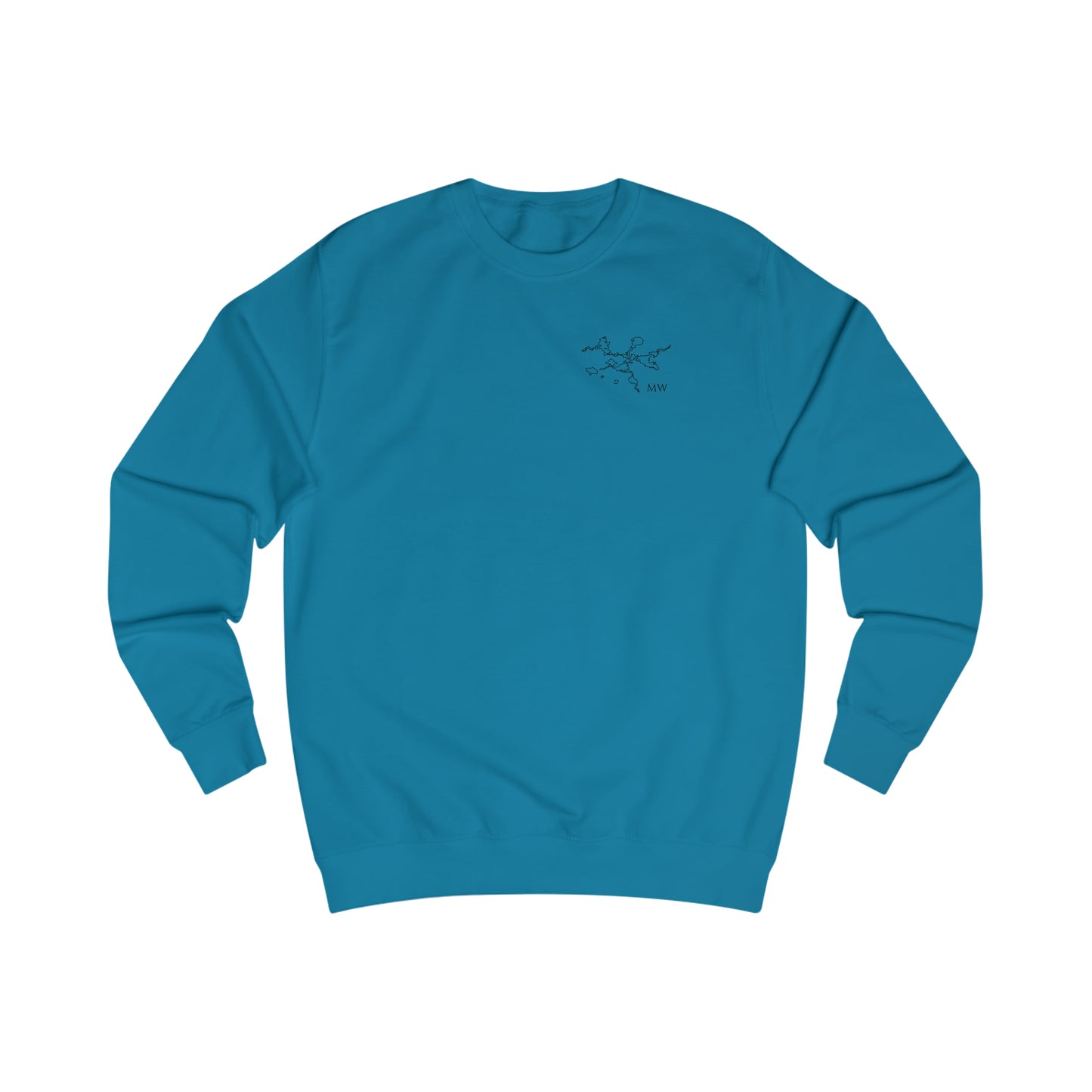 Manitowish Waters Wisconsin Sailing - Men's Crewneck
