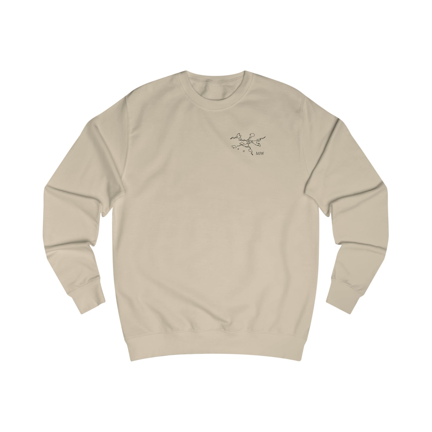 Manitowish Waters Wisconsin Sailing - Men's Crewneck