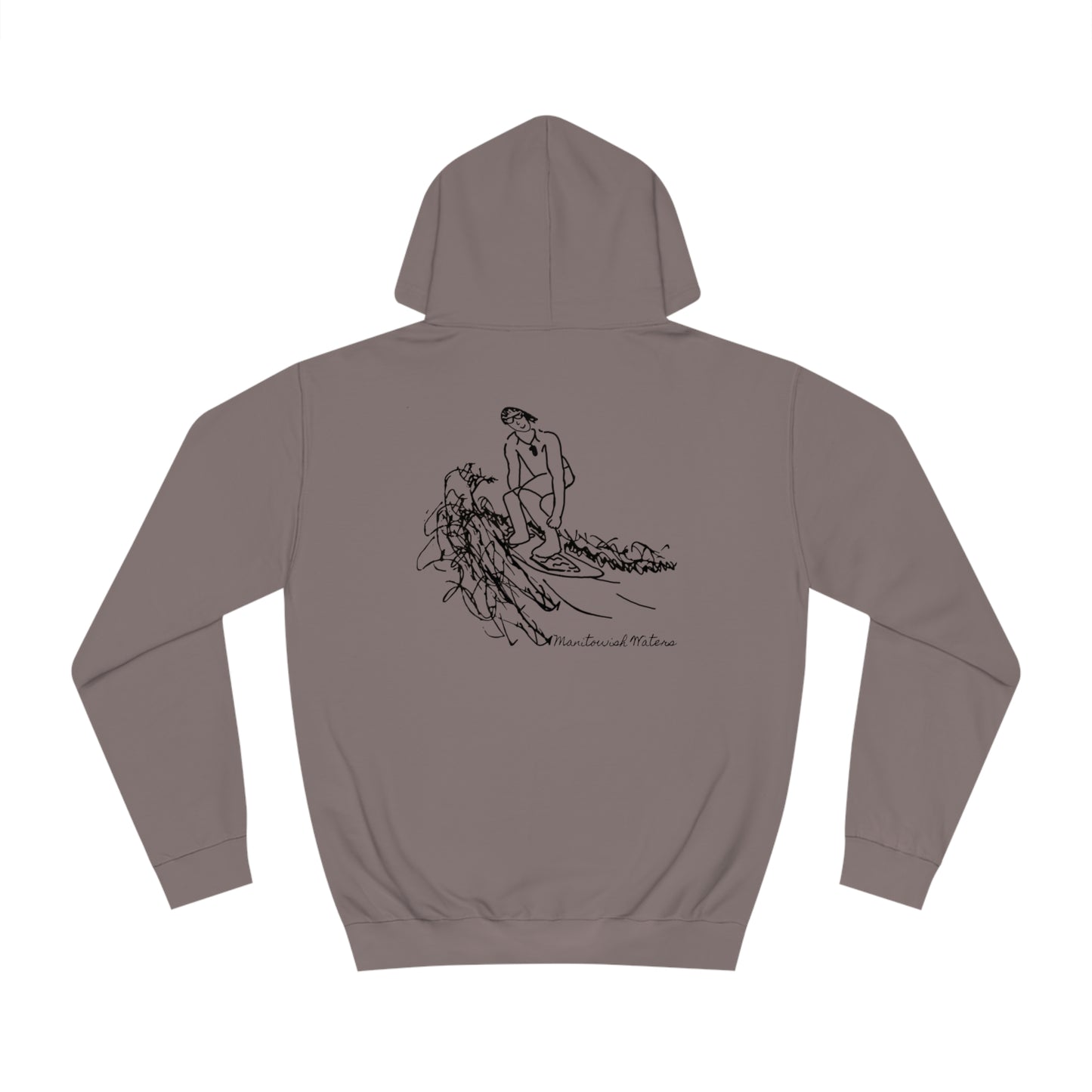 Manitowish Waters Surf Sketch - Lac LaBelle Unisex Hoodie Medium Weight