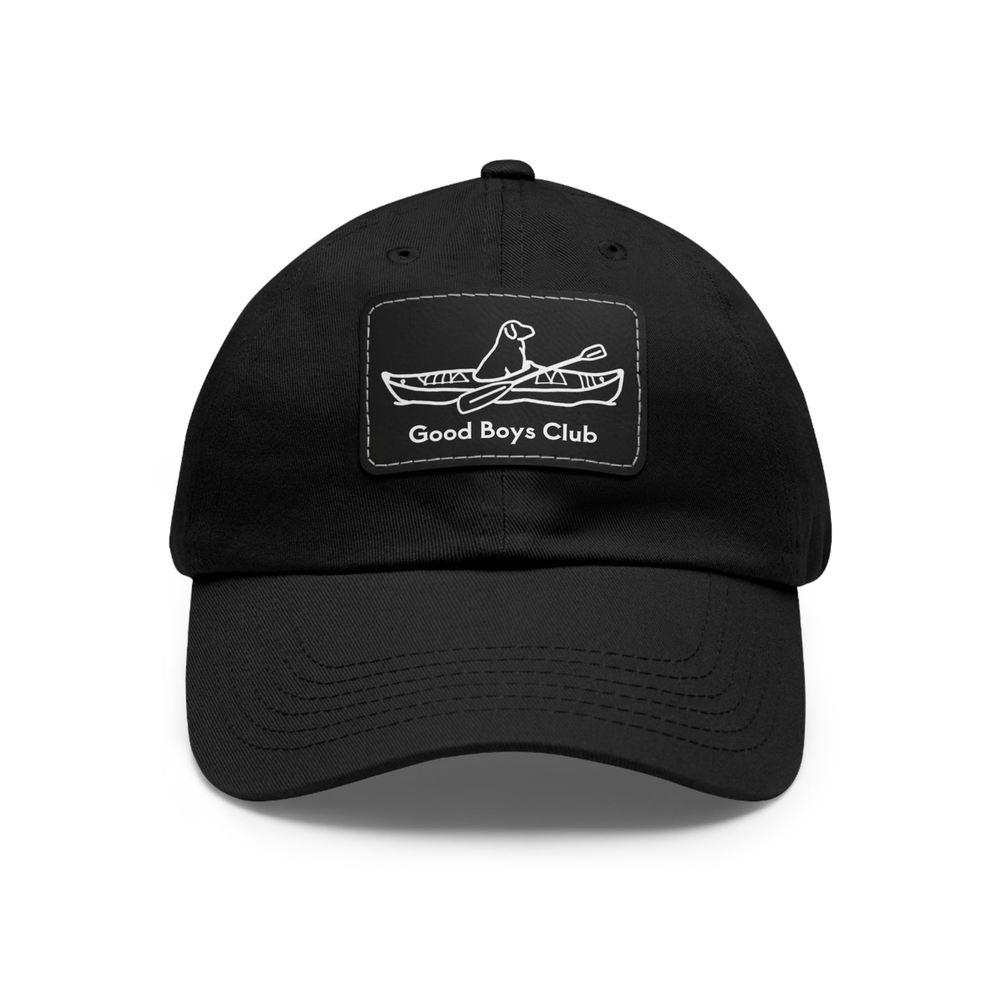 Good Boys Club Lab Kayak Dog - Hat with Leather Patch
