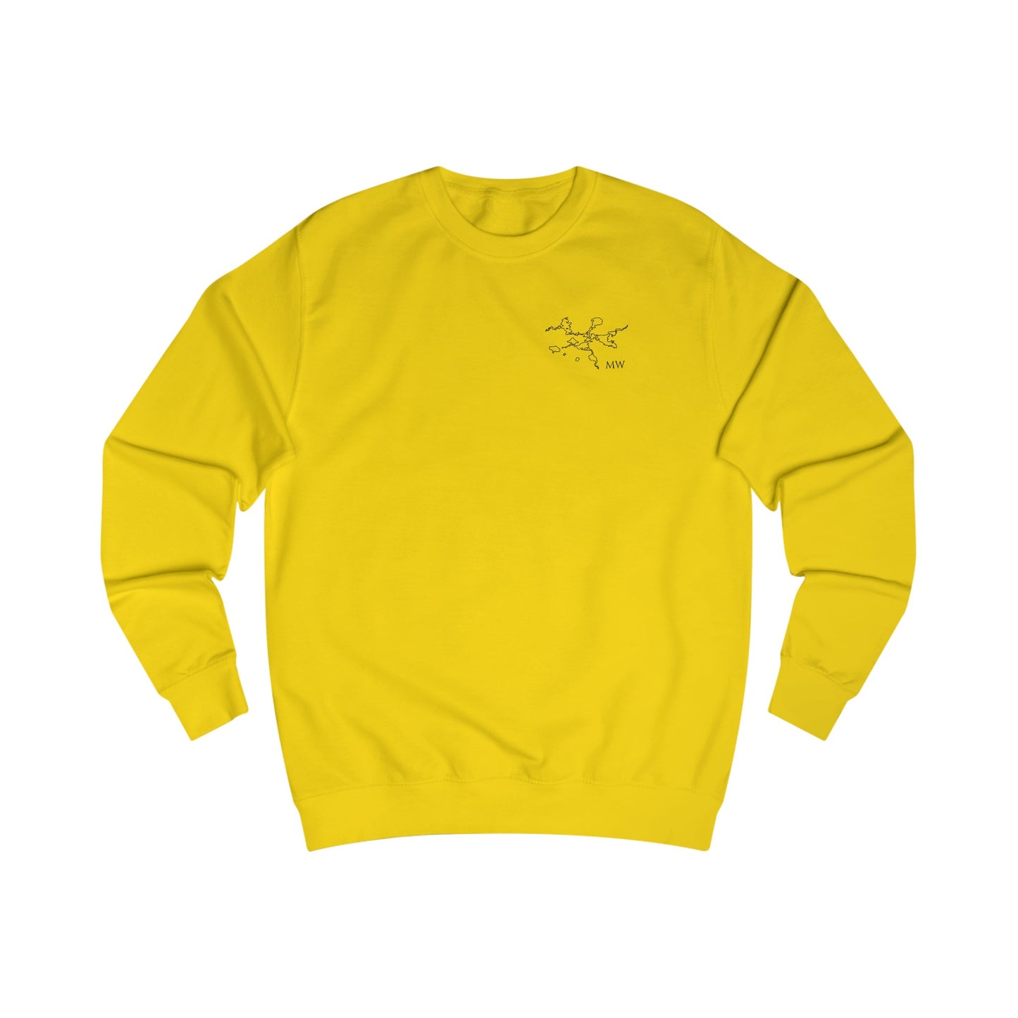 Unisex Crewneck Sweatshirt (Float Plane With Coordinates)