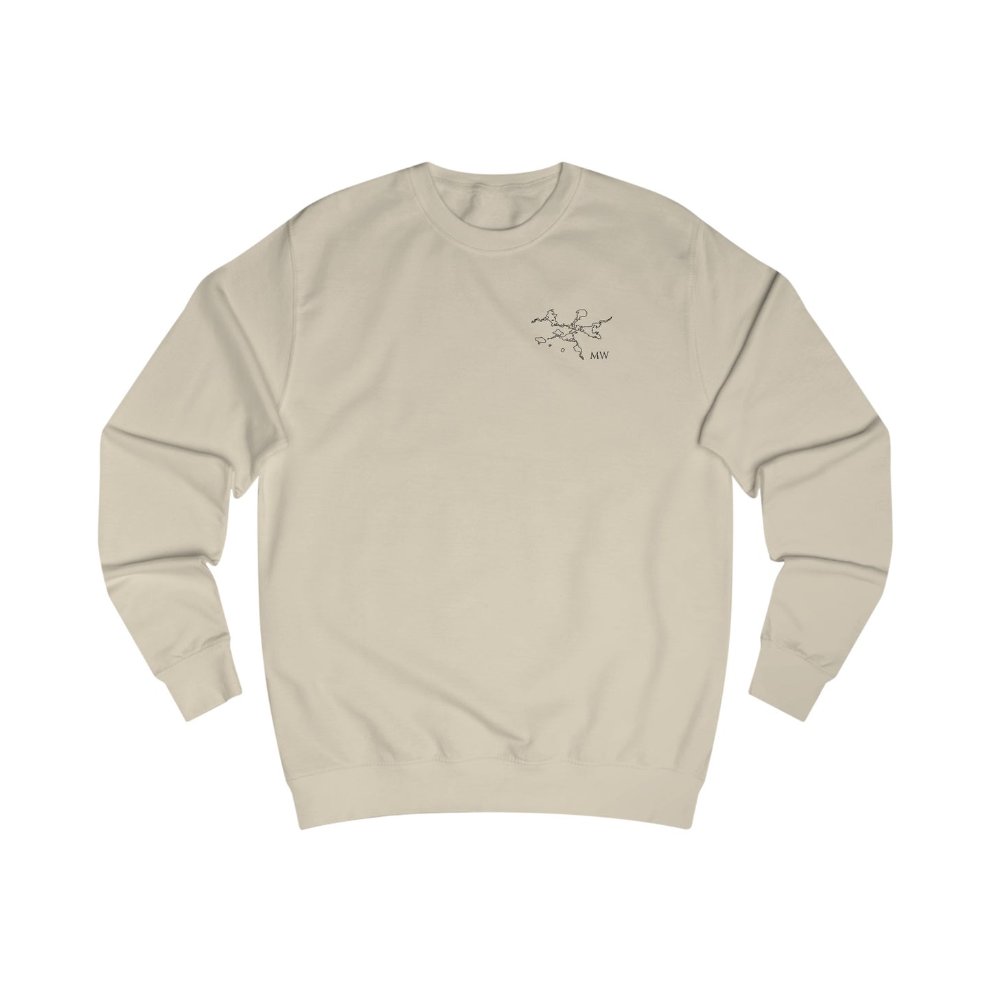 Unisex Crewneck Sweatshirt (Float Plane With Coordinates)
