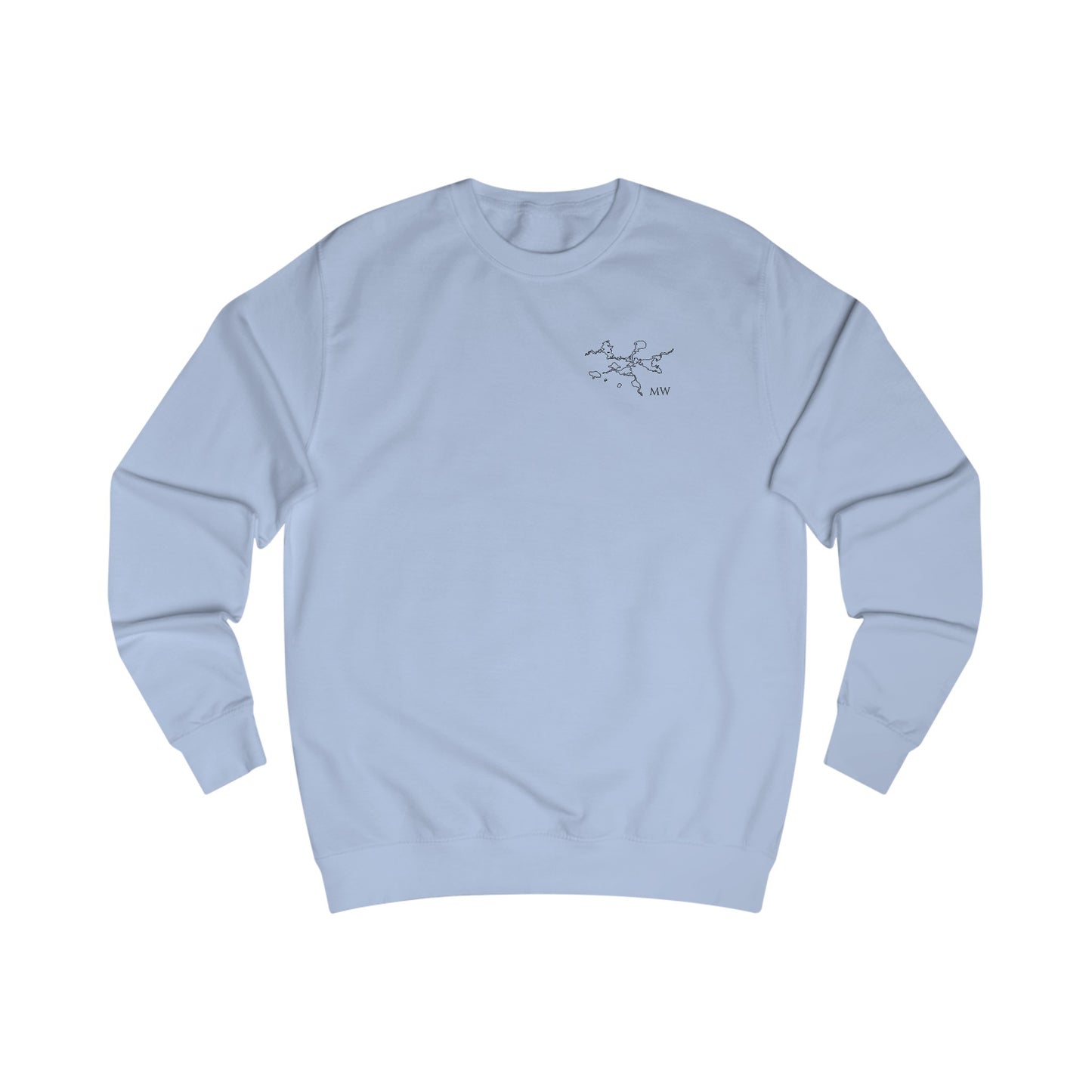 Unisex Crewneck Sweatshirt (Float Plane With Coordinates)