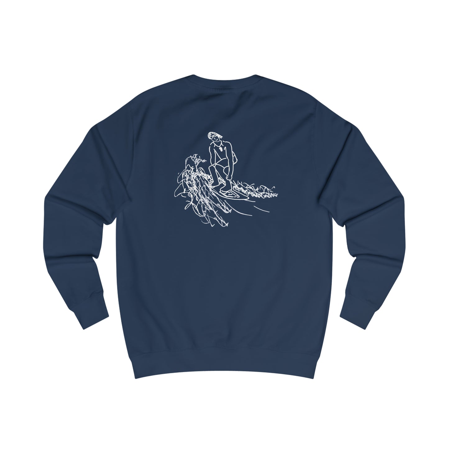 Bottle Patch, Surf Sketch - Men's Crewneck