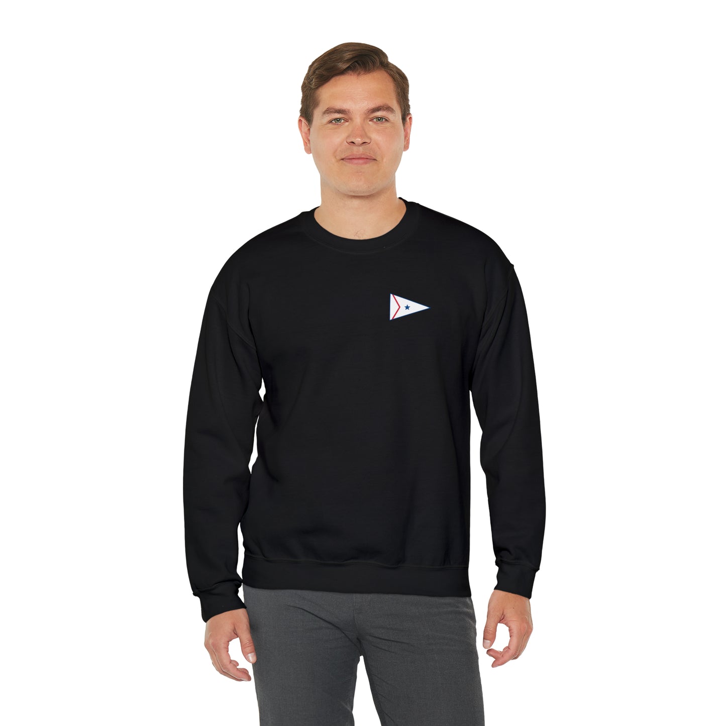 LaBelle Yacht Club Patch Plain Unisex Crewneck Sweatshirt Heavy Blend™