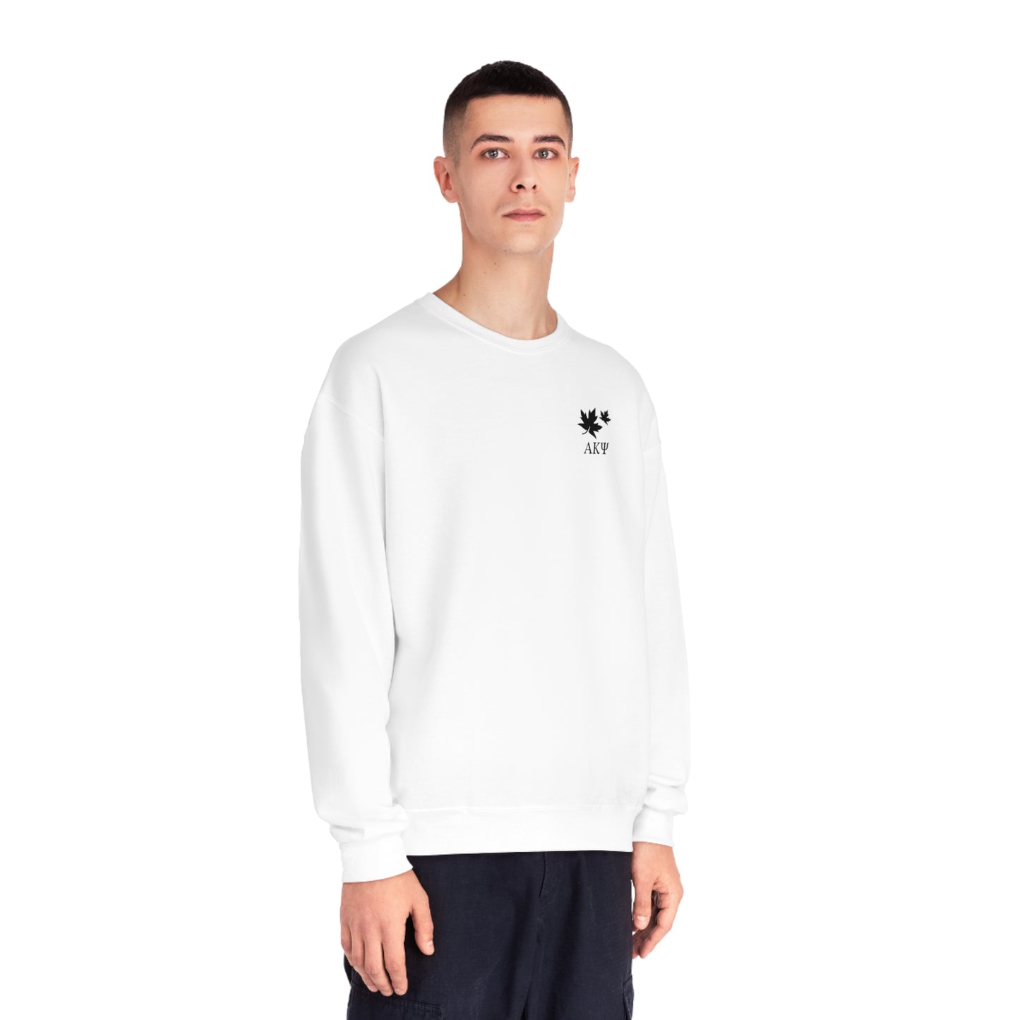 Fall 22 AkPsi With Leaf - Unisex NuBlend® Crewneck Sweatshirt
