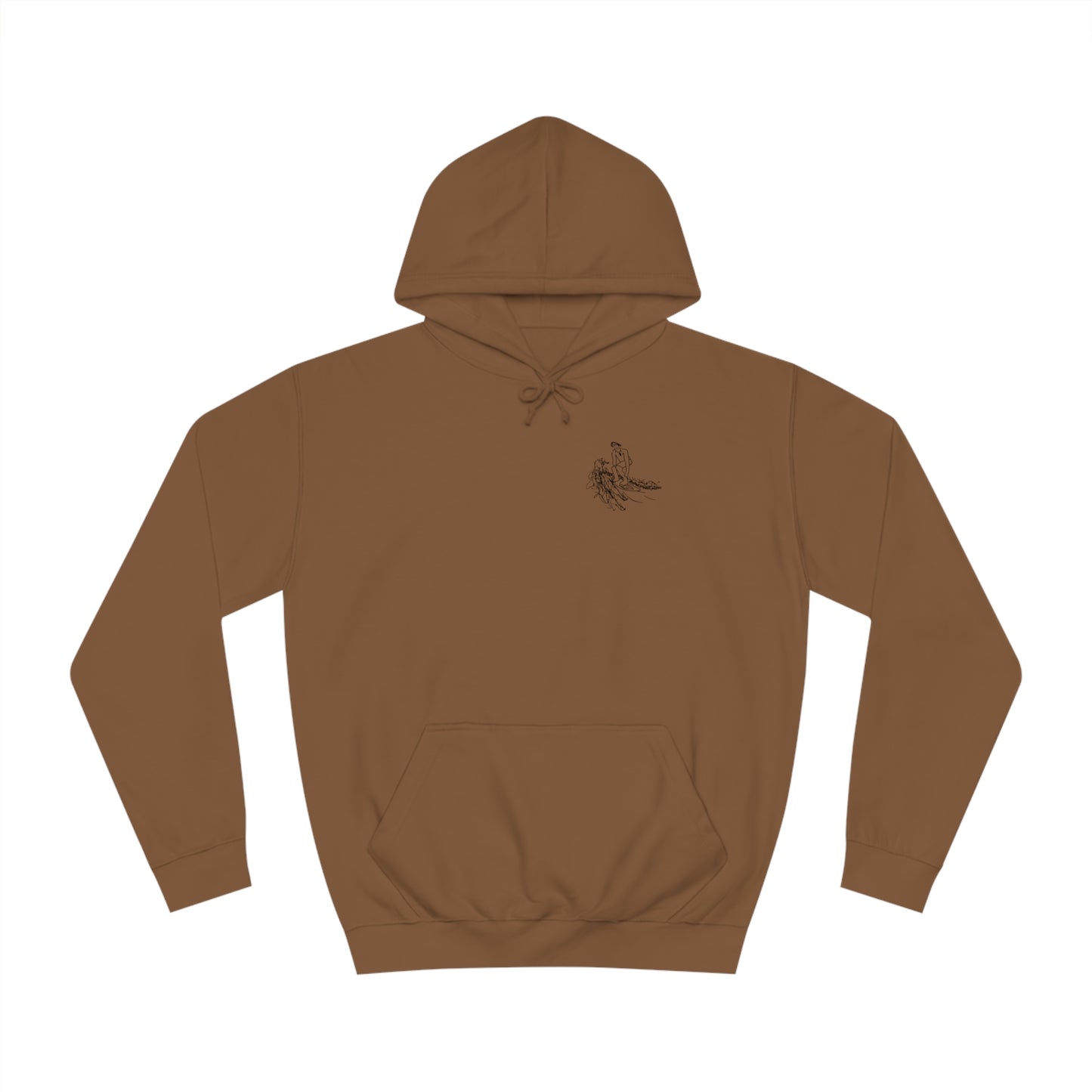 Manitowish Waters Surfing Sketch Patch - Unisex Hoodie Medium Weight