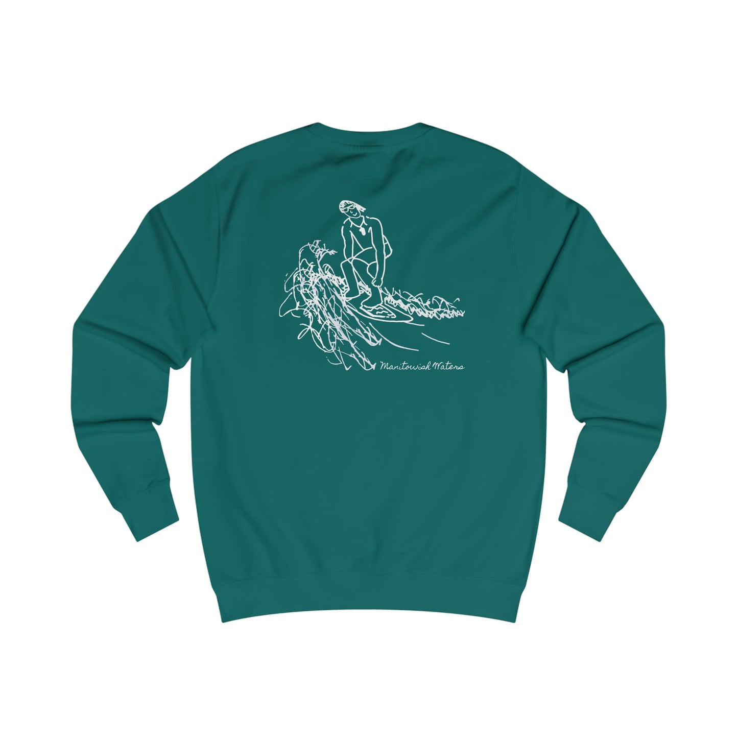 Manitowish Waters Surf Sketch - Men's Crewneck