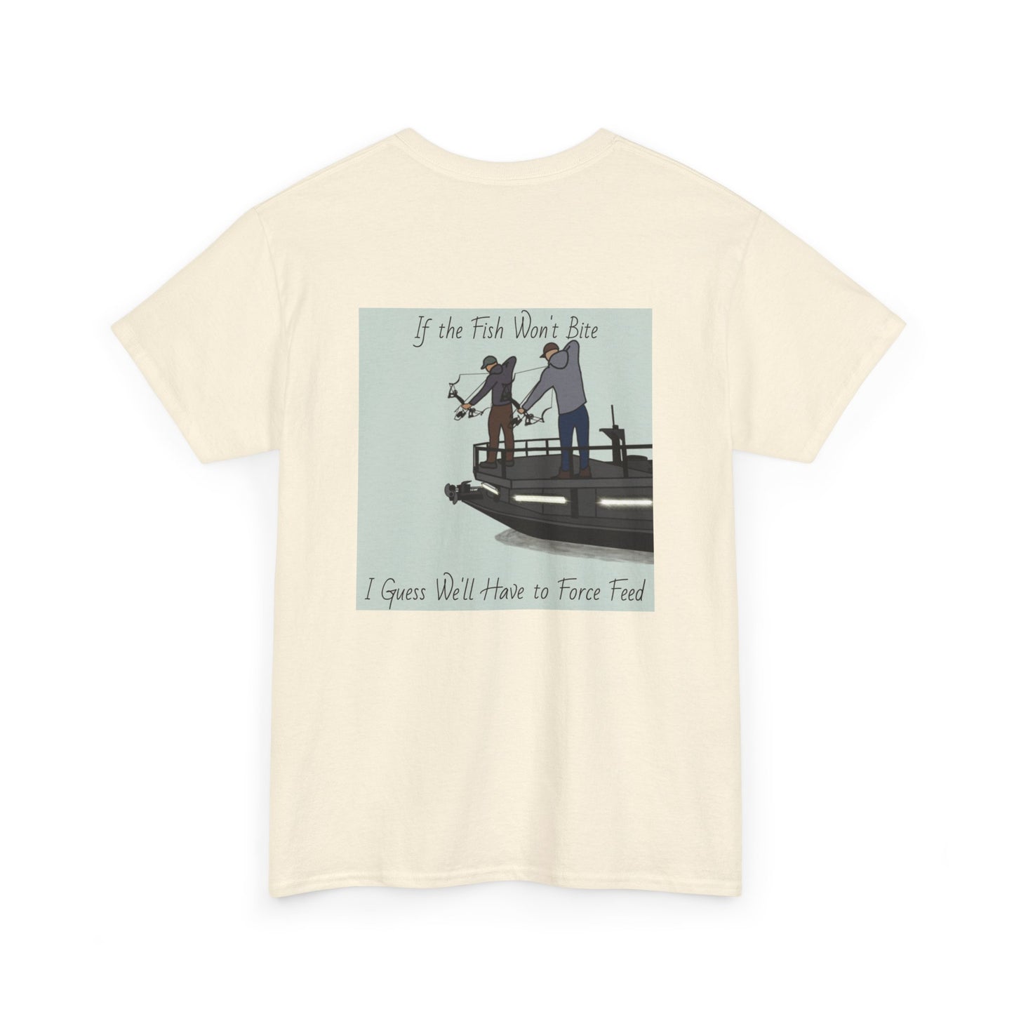 Bow fishing and MW Model - Unisex Heavy Tee Shirt