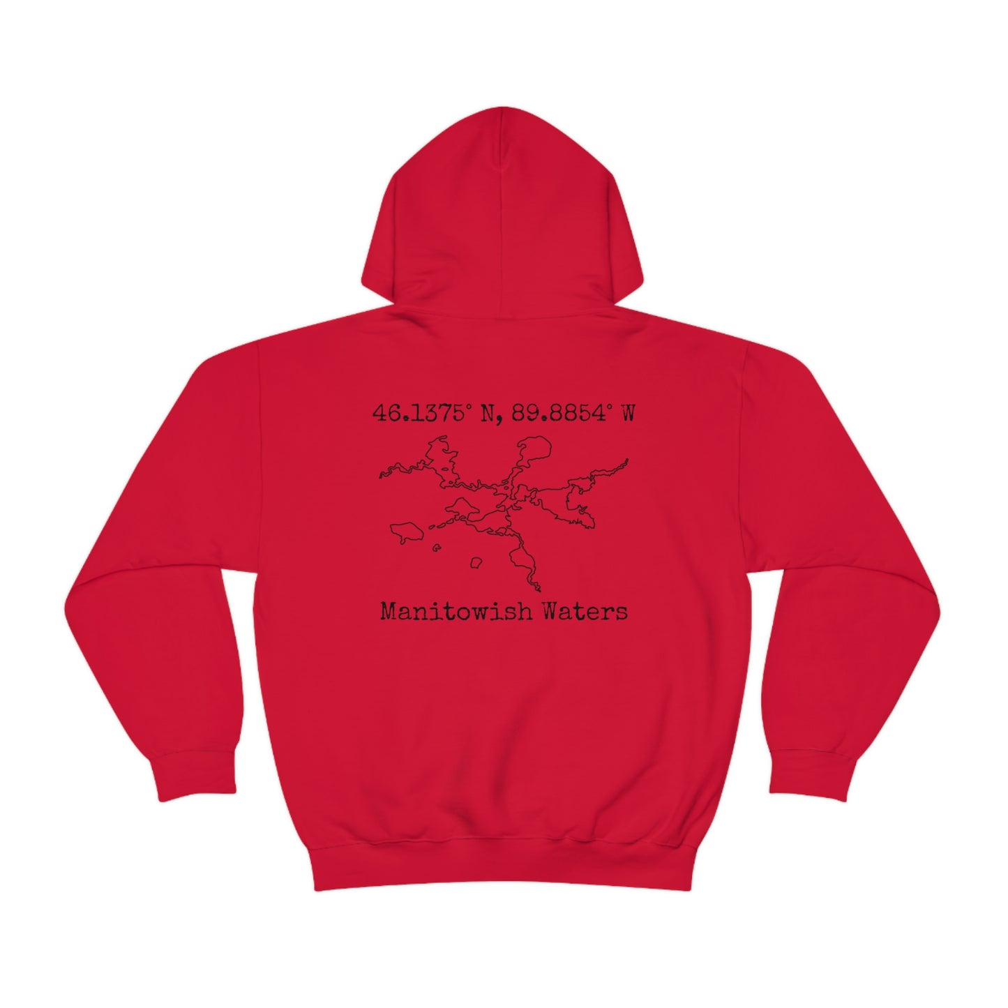 Manitowish Waters Standup Jetski - Unisex Heavy Blend Hooded Sweatshirt