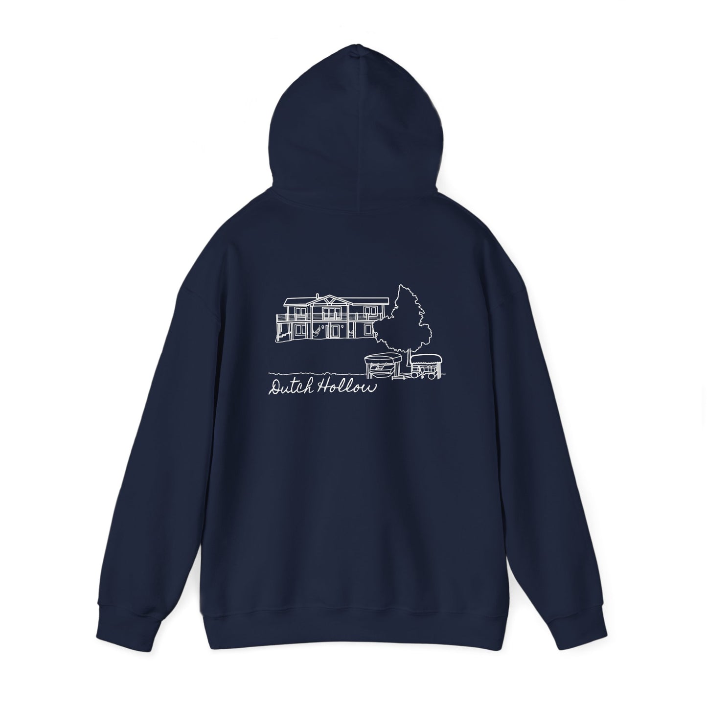 Beer Die Dutch Hollow Cabin - Unisex Heavy Blend Hooded Sweatshirt
