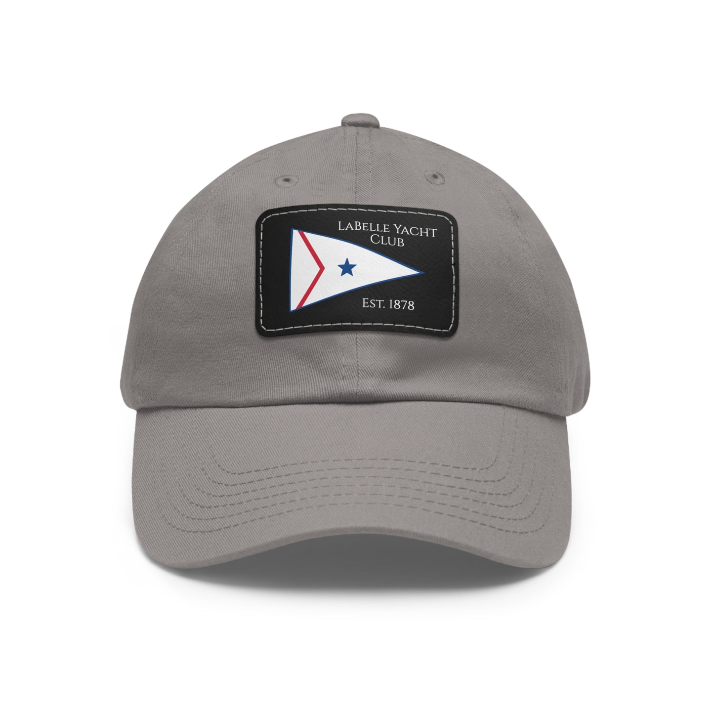 LaBelle Yacht Club Embroidered Hat with Leather Patch