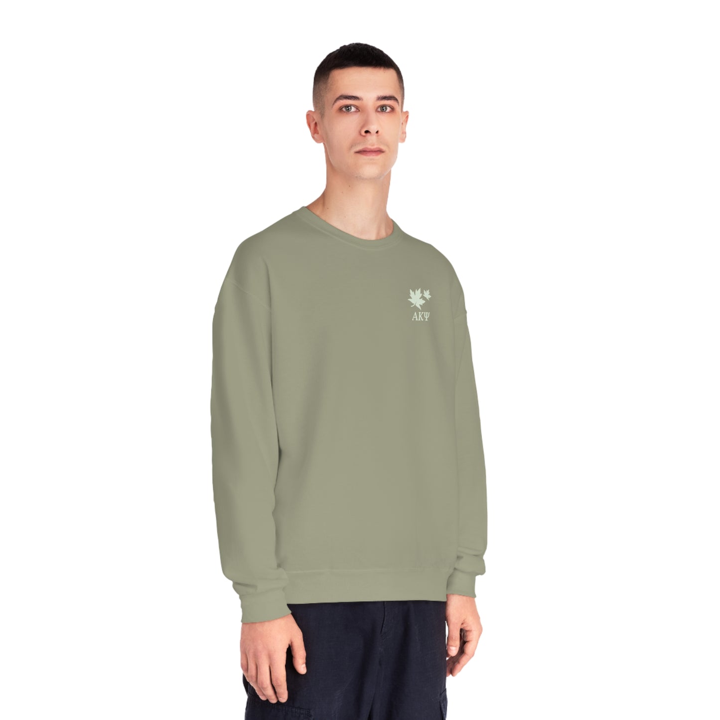 Fall 22 AkPsi With Leaf - Unisex NuBlend® Crewneck Sweatshirt