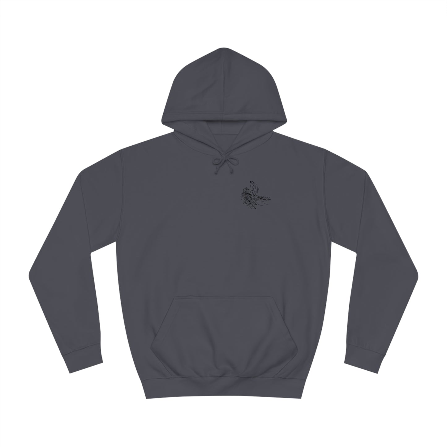 Manitowish Waters Surfing Sketch Patch - Unisex Hoodie Medium Weight