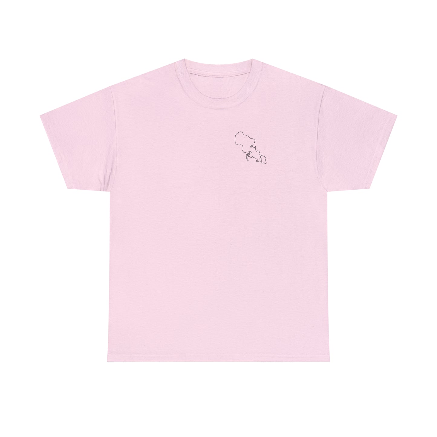 Surf Sketch -Lac LaBelle Unisex Heavyweight Short Sleeve Tee