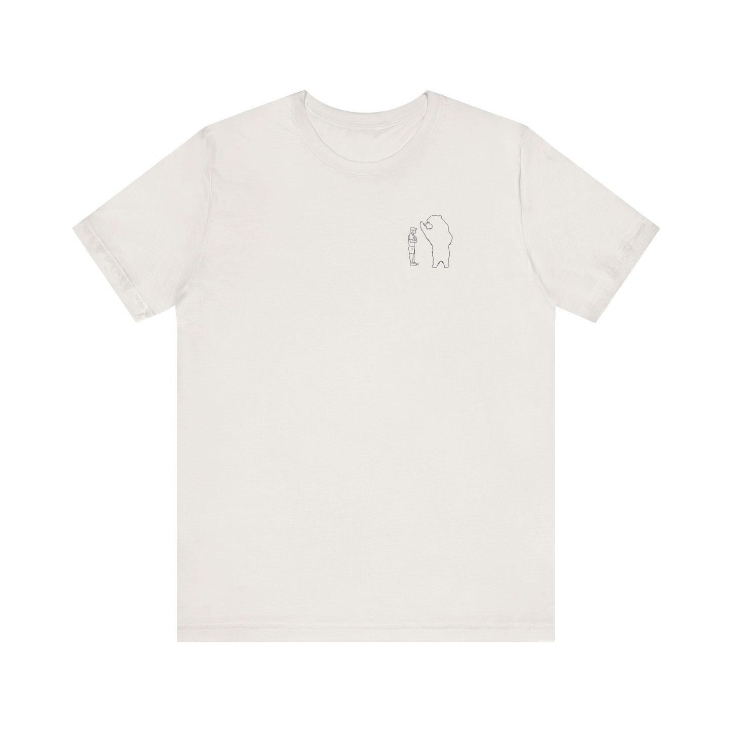 Papa Bear Yellowstone National Park Unisex Lightweight Short Sleeve Tee