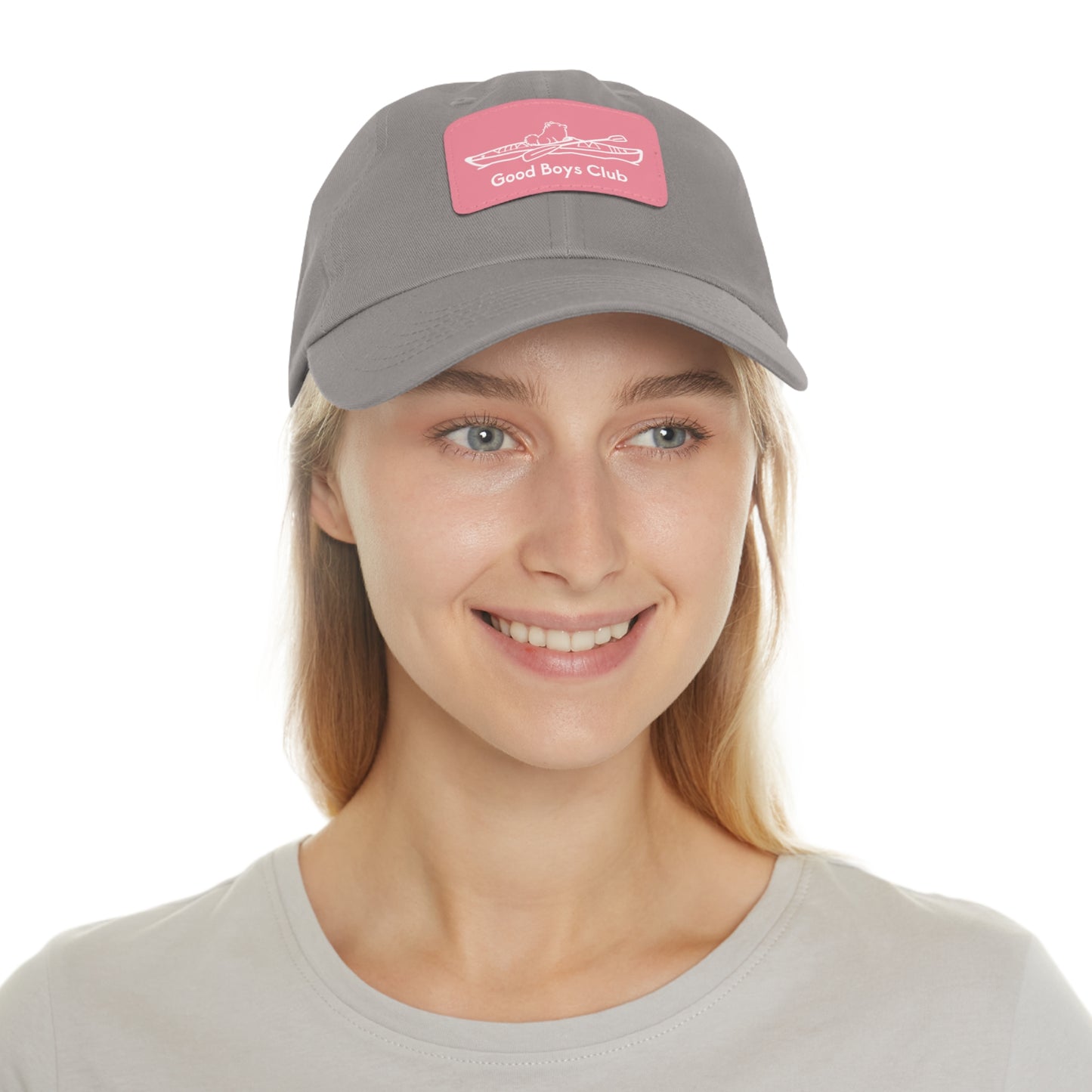 Good Boys Club Pomeranian Kayak Dog - Hat with Leather Patch