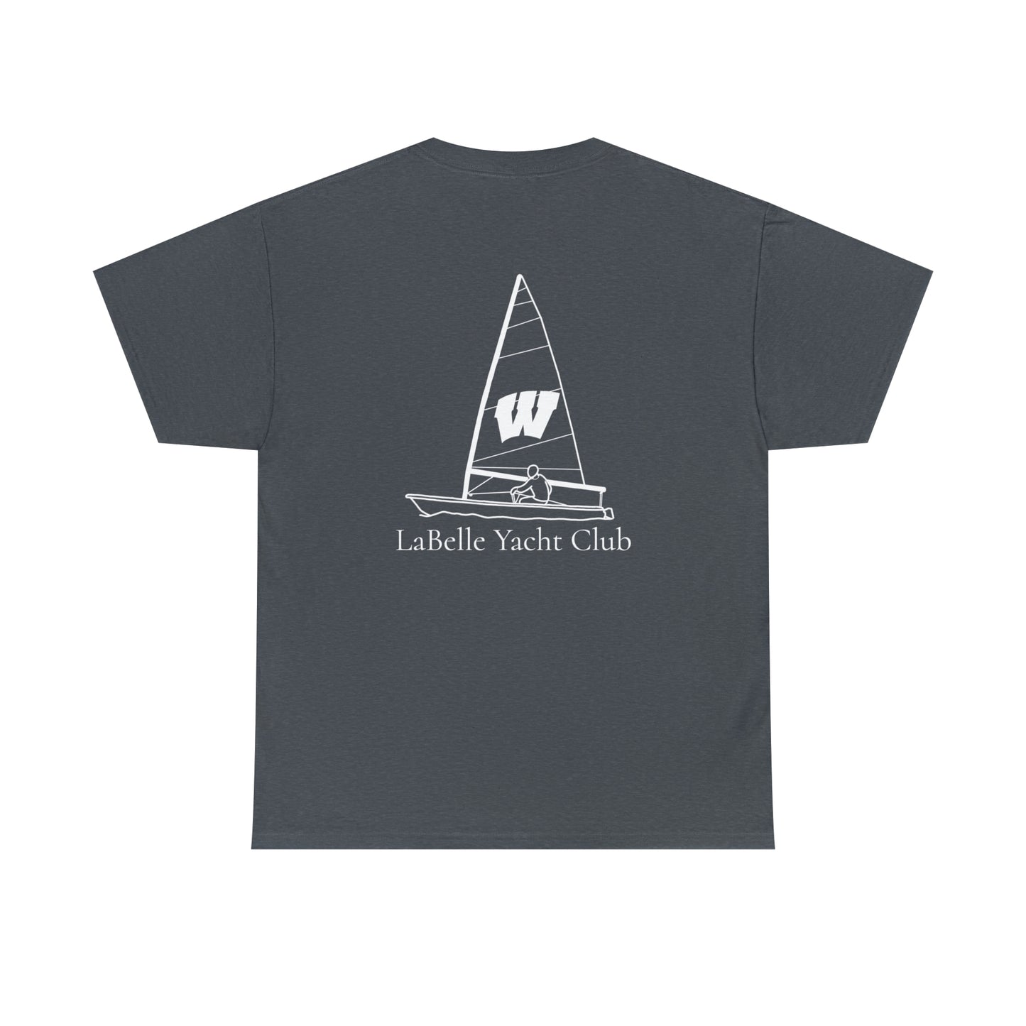 LaBelle Yacht Club Wisconsin Sail Boat - Unisex Heavy Tee Shirt