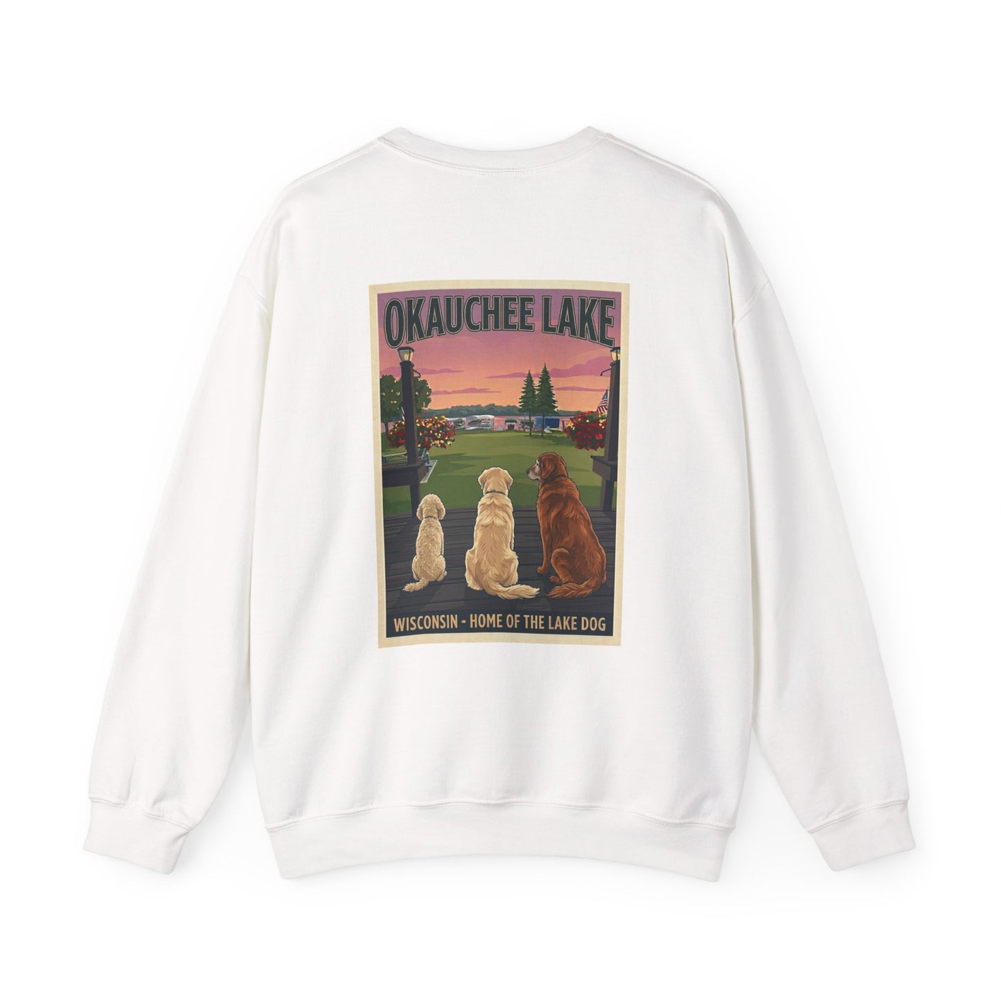 okauchee lake dogs - Unisex Heavy Blend™ Crewneck Sweatshirt