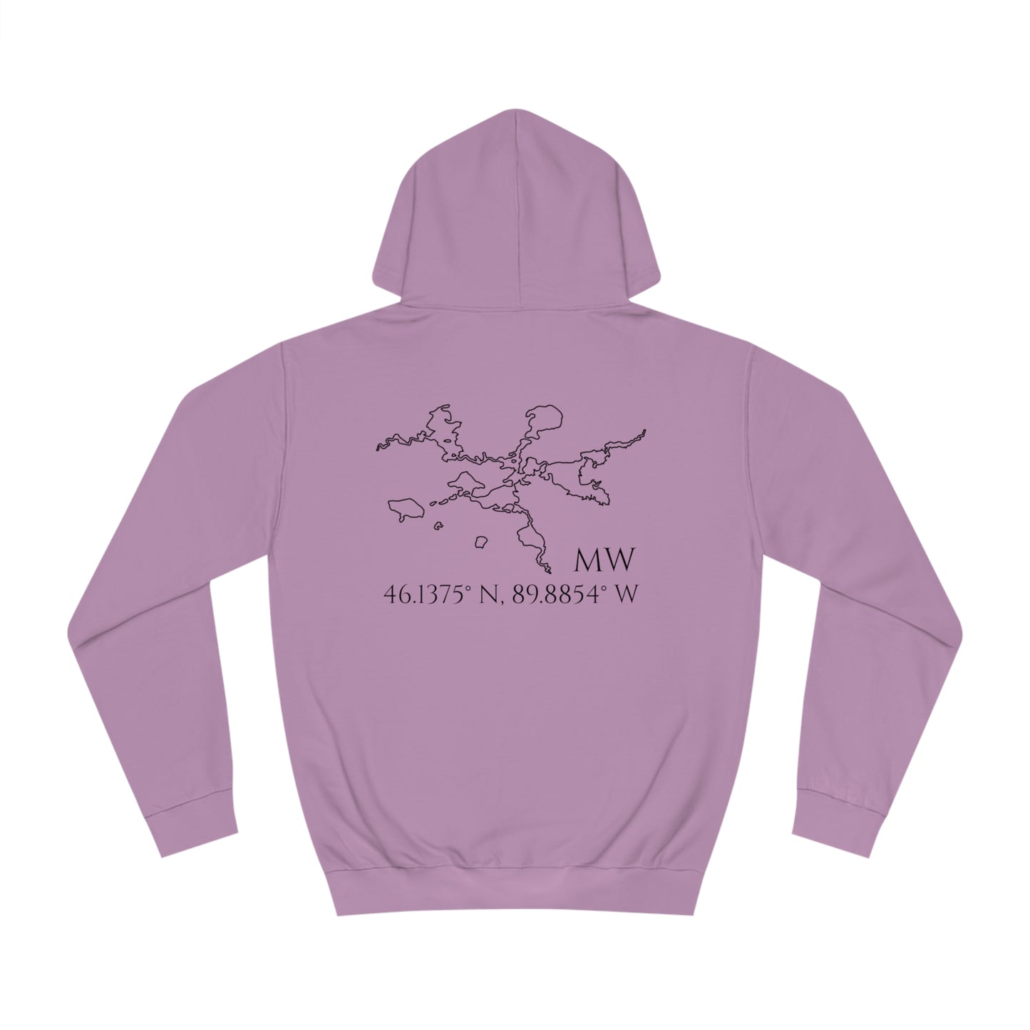 Manitowish Waters Sailboat Patch - Unisex Hoodie Medium Weight
