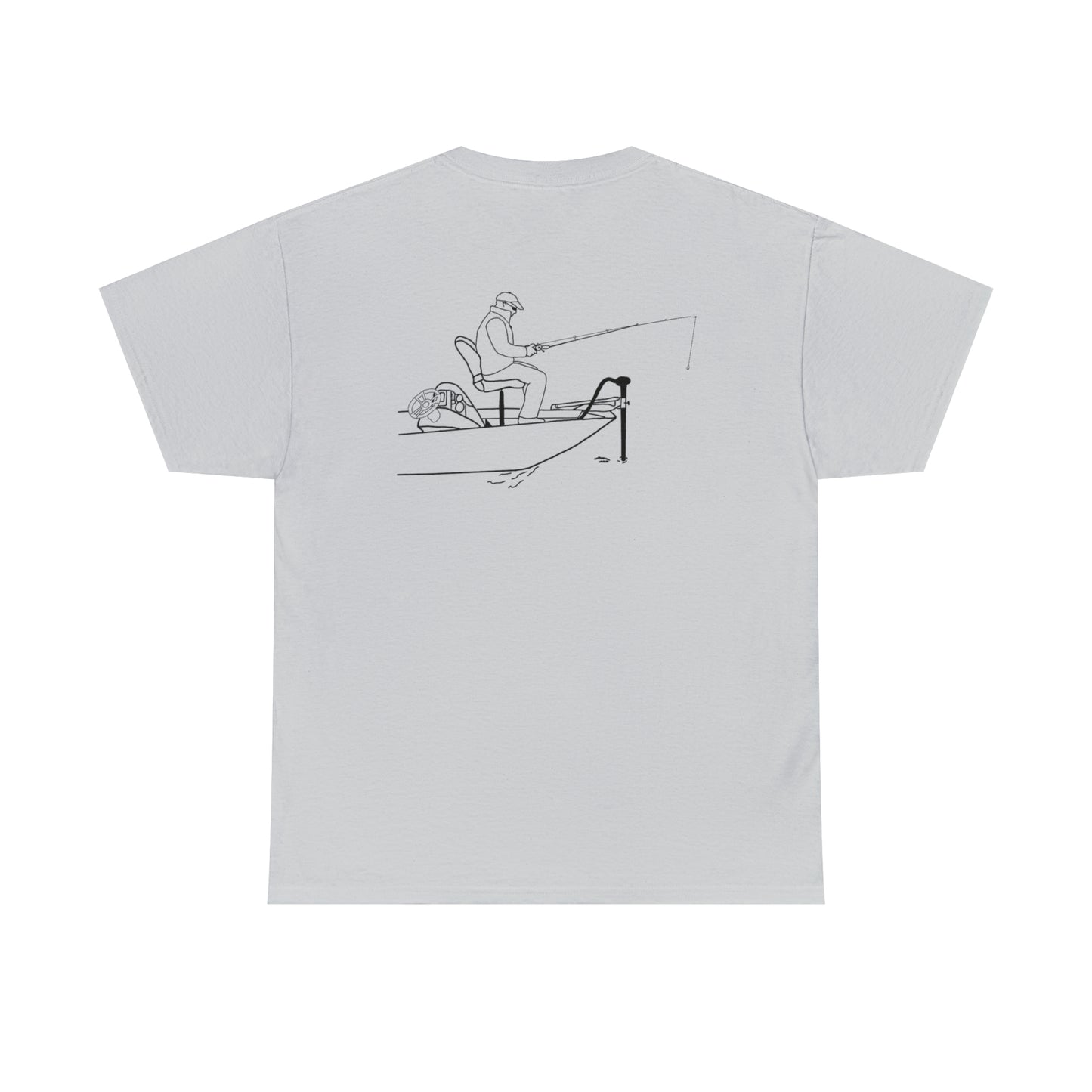 Okauchee Lake, Trolling Motor Fishing - Unisex Heavy Tee Shirt