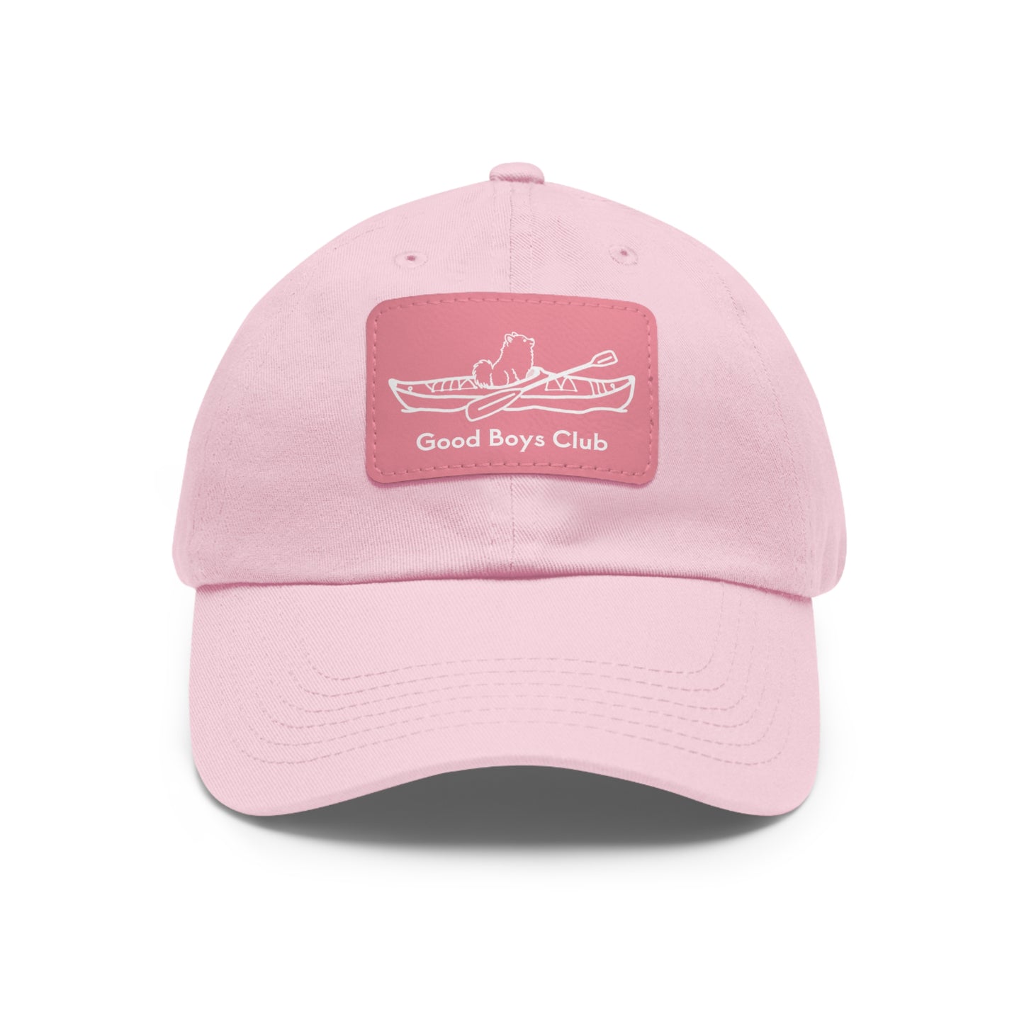 Good Boys Club Pomeranian Kayak Dog - Hat with Leather Patch