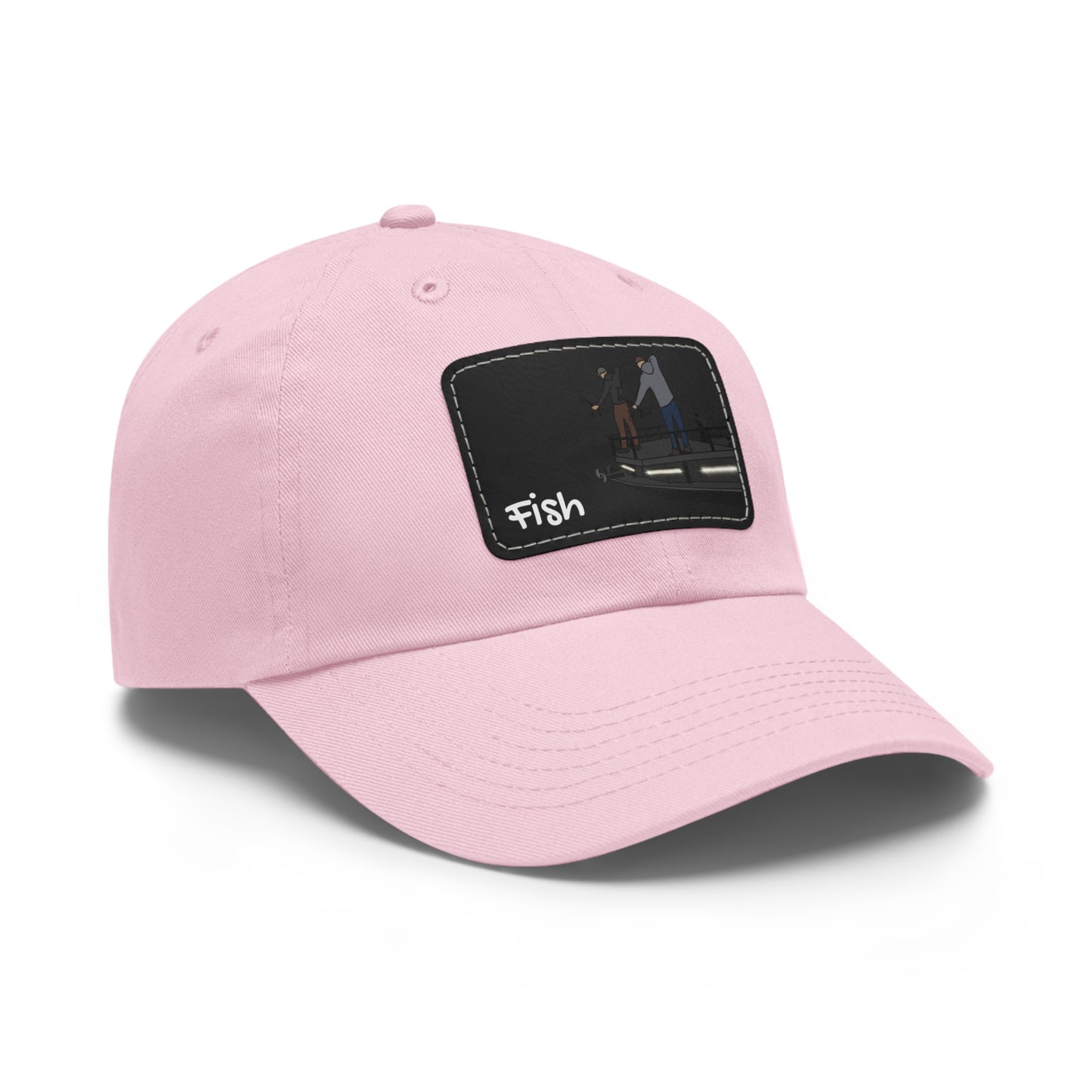 Bow fishing Hat with Leather Patch