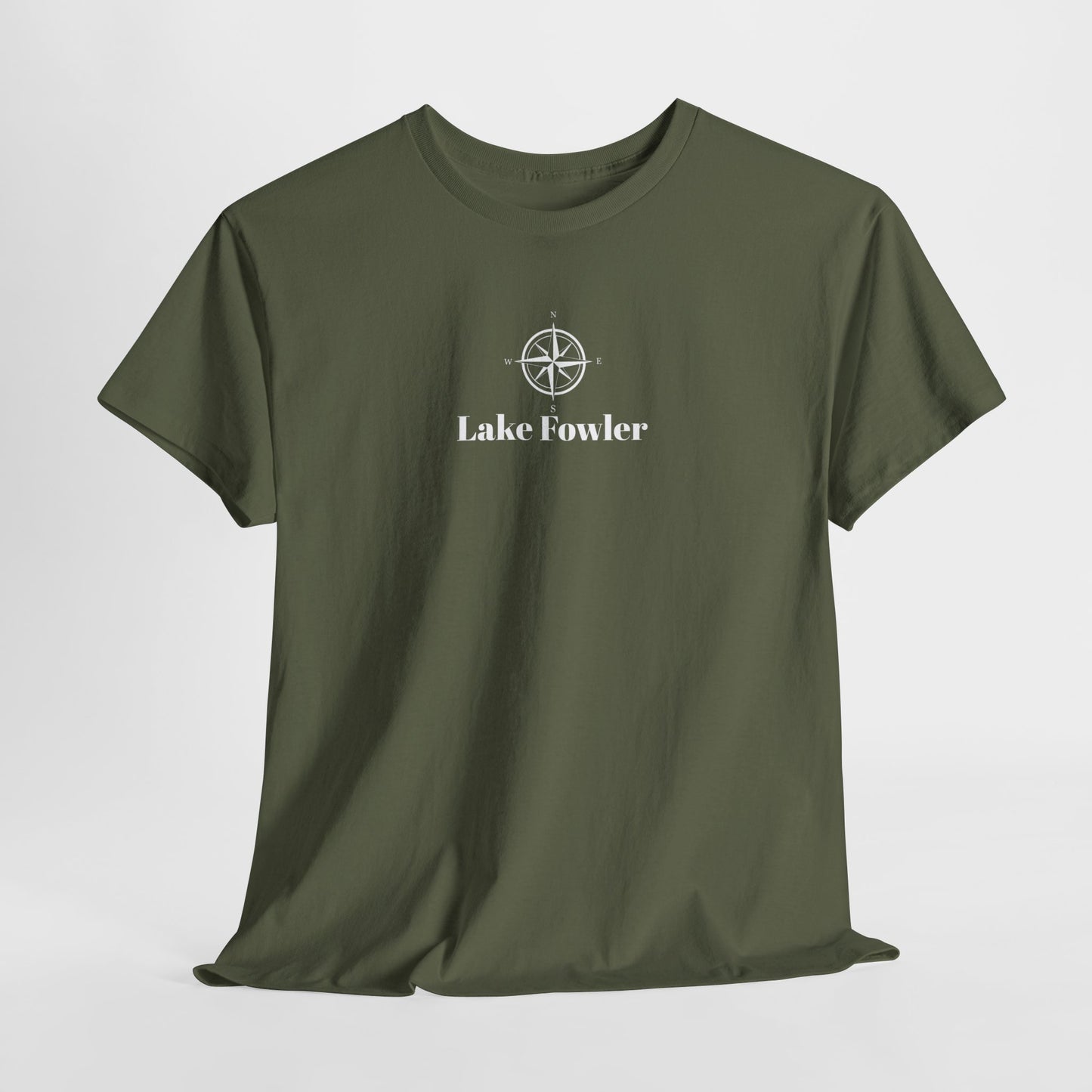 Lake Fowler Compass Rose Unisex Heavy Cotton Tee