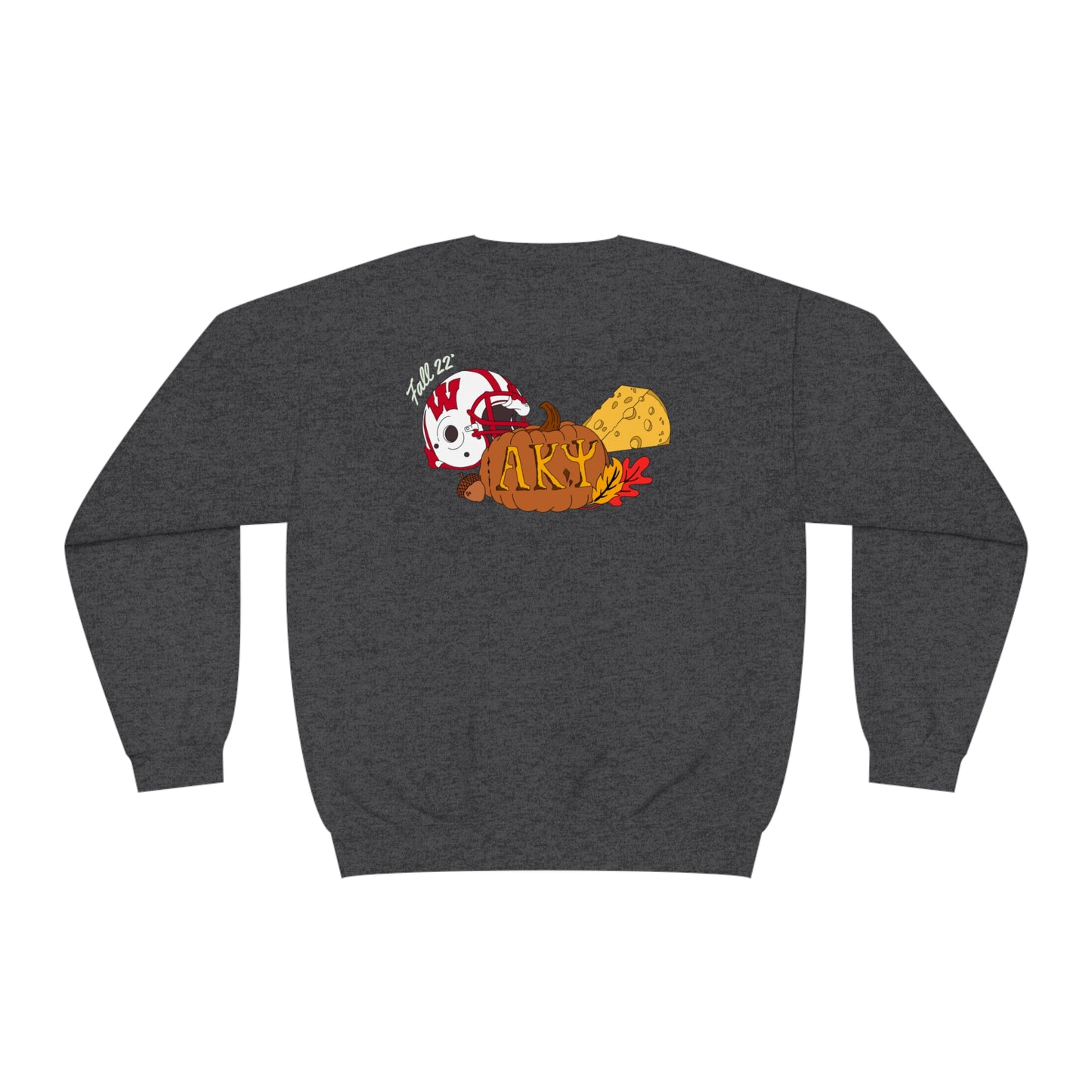 Fall 22 AkPsi With Leaf - Unisex NuBlend® Crewneck Sweatshirt