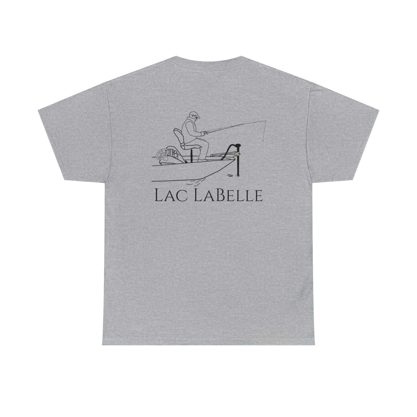 Trolling Motor Fishing - Lac LaBelle Unisex Heavy Tee Shirt