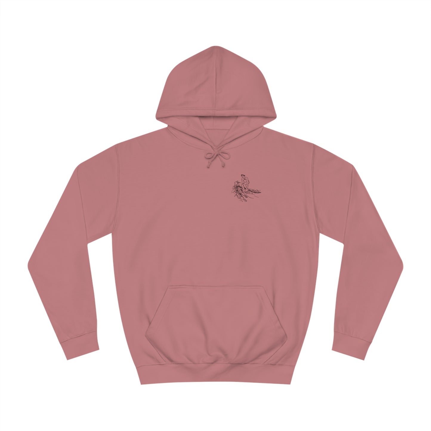 Manitowish Waters Surfing Sketch Patch - Unisex Hoodie Medium Weight