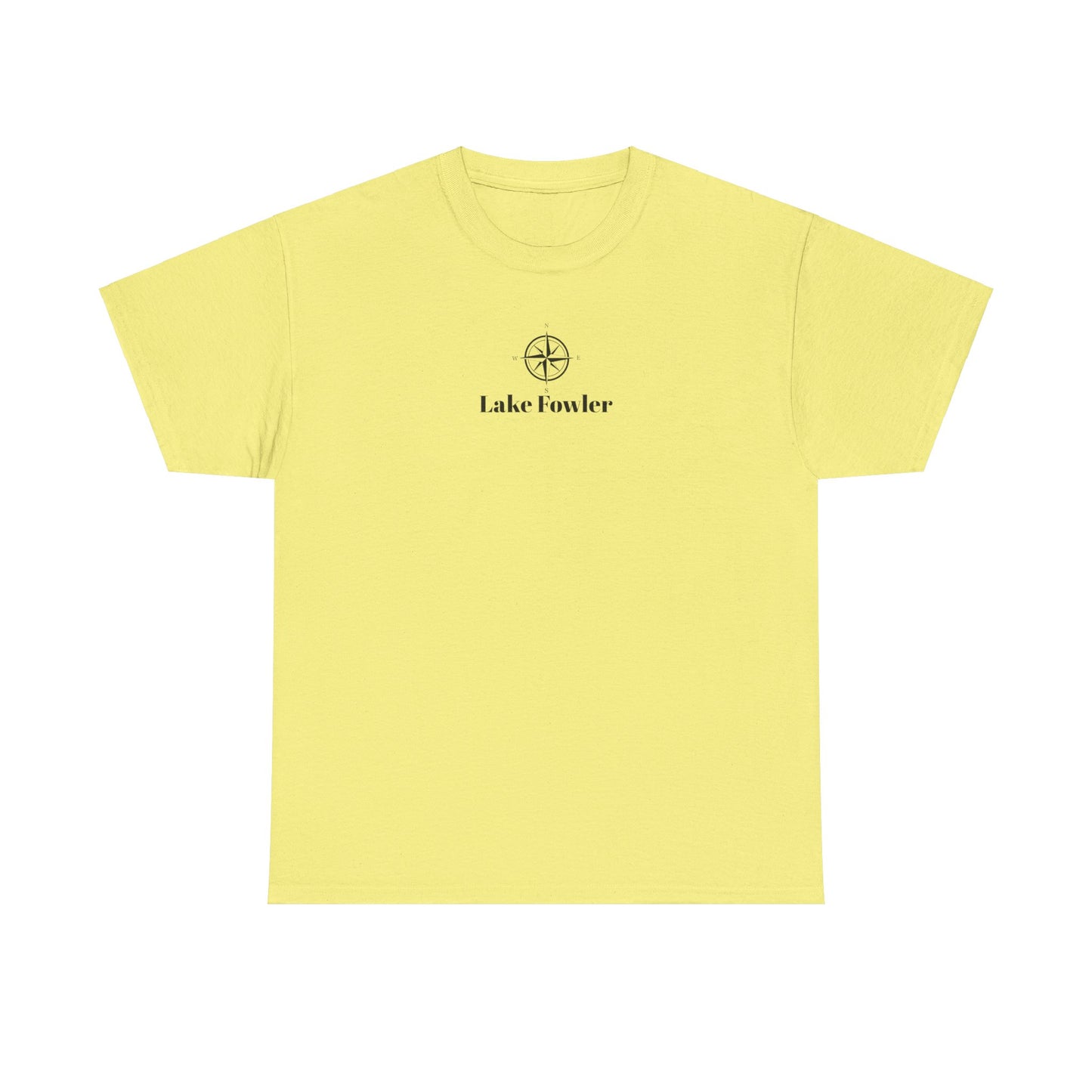 Lake Fowler Compass Rose Unisex Heavy Cotton Tee