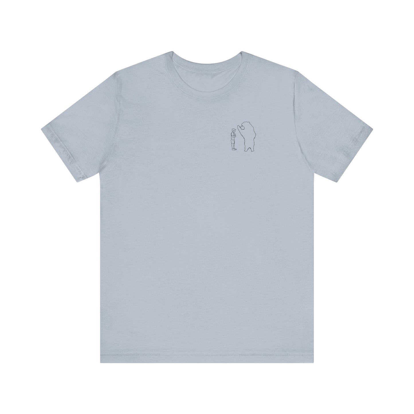 Papa Bear Yellowstone National Park Unisex Lightweight Short Sleeve Tee