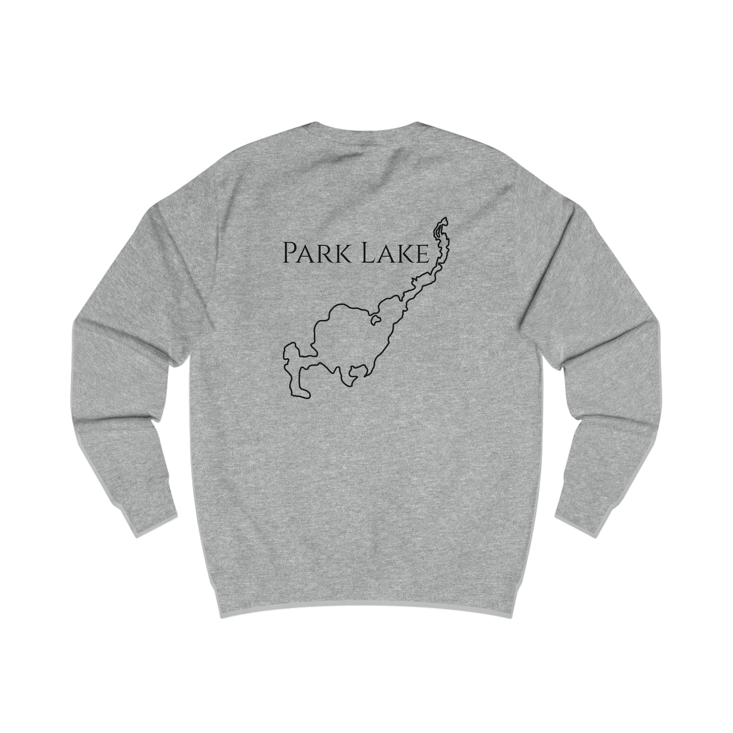 Kayak Man- Park Lake Men's Sweatshirt