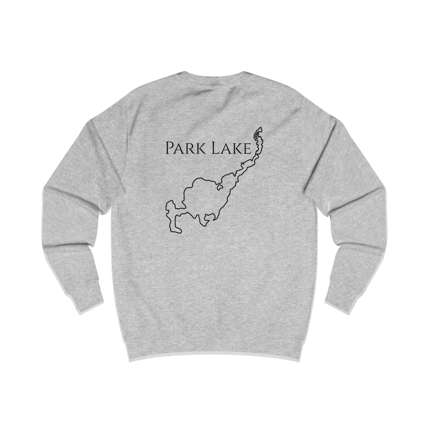 Kayak Man- Park Lake Men's Sweatshirt