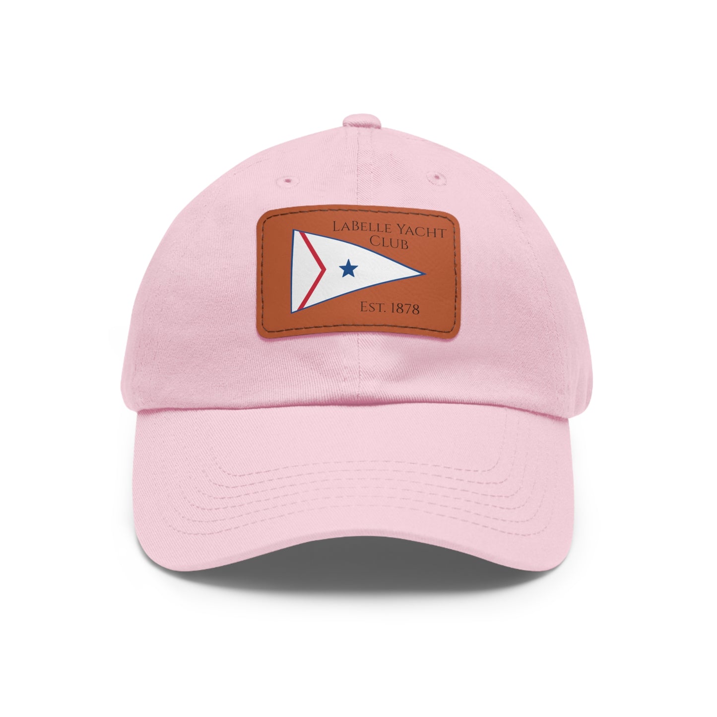 LaBelle Yacht Club Embroidered Hat with Leather Patch