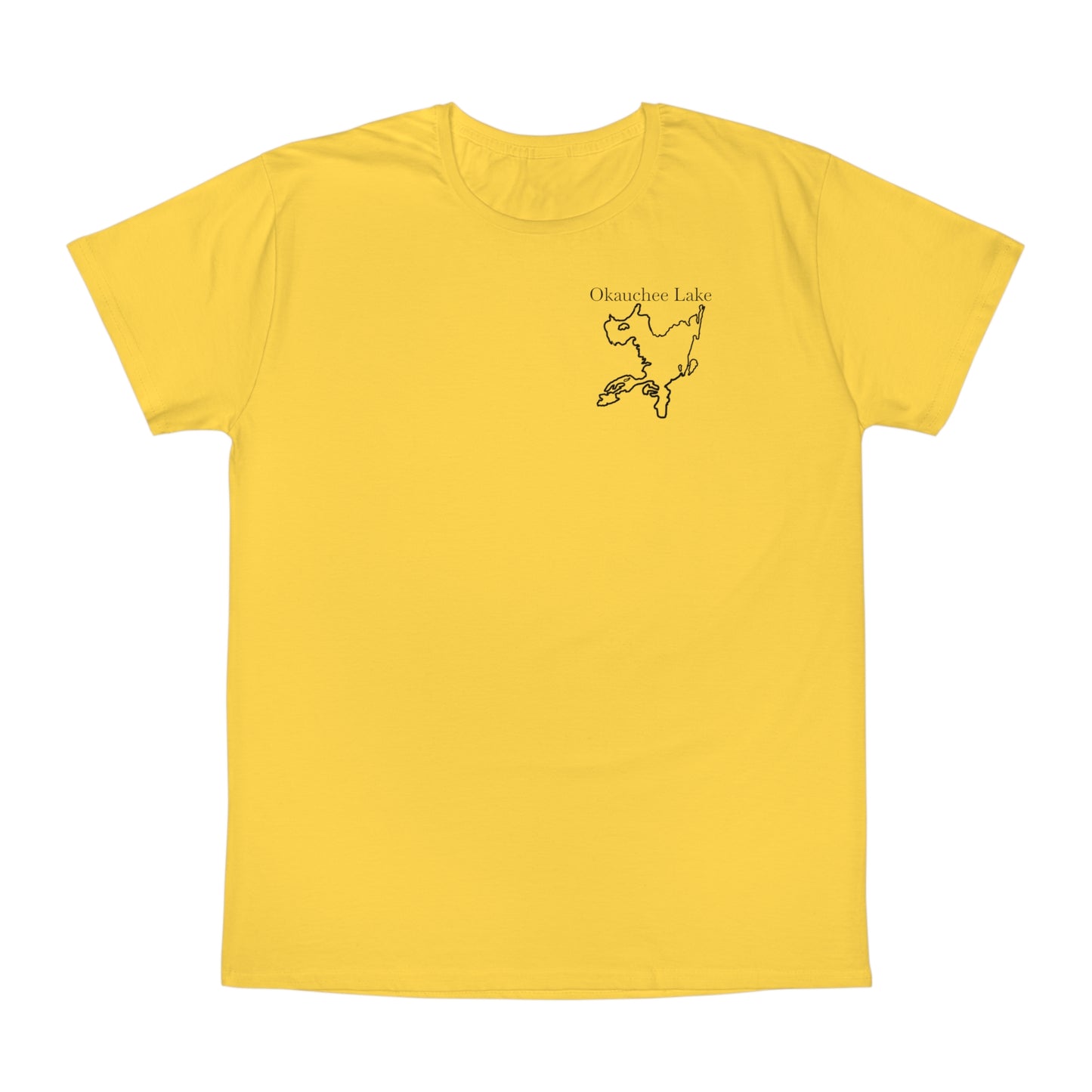Okauchee Lake, kayak back - Unisex Lightweight short sleeve