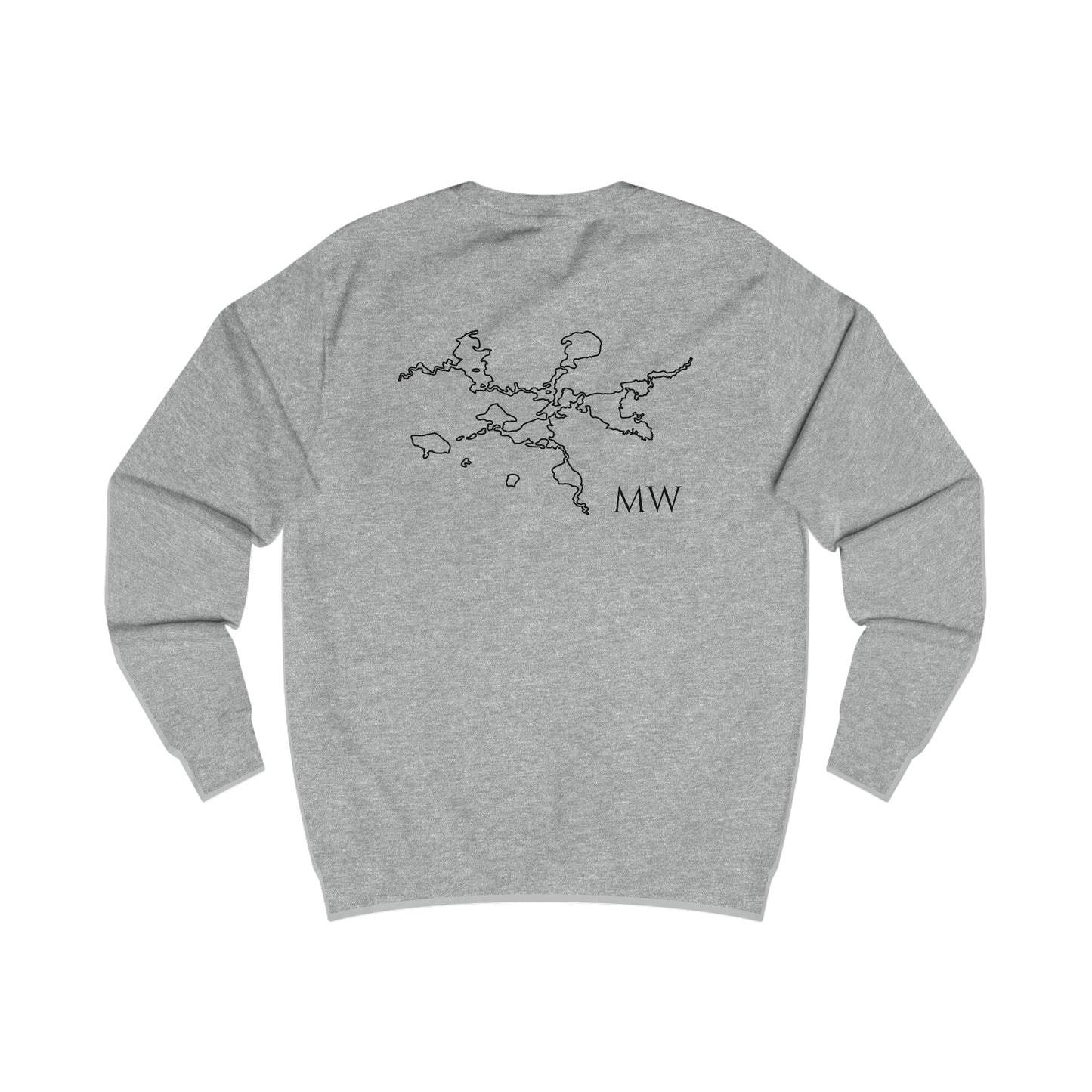 Manitowish Waters Kayak Dog - Men's Sweatshirt