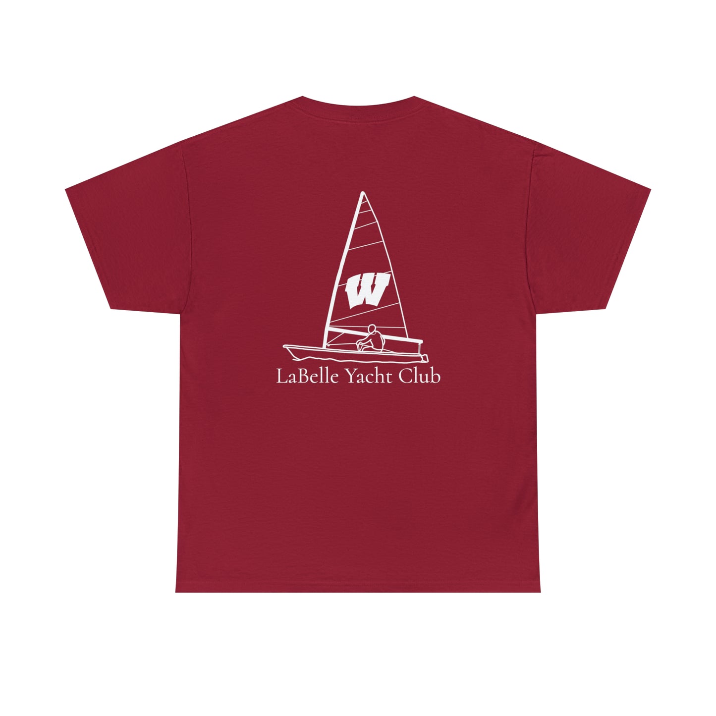 LaBelle Yacht Club Wisconsin Sail Boat - Unisex Heavy Tee Shirt