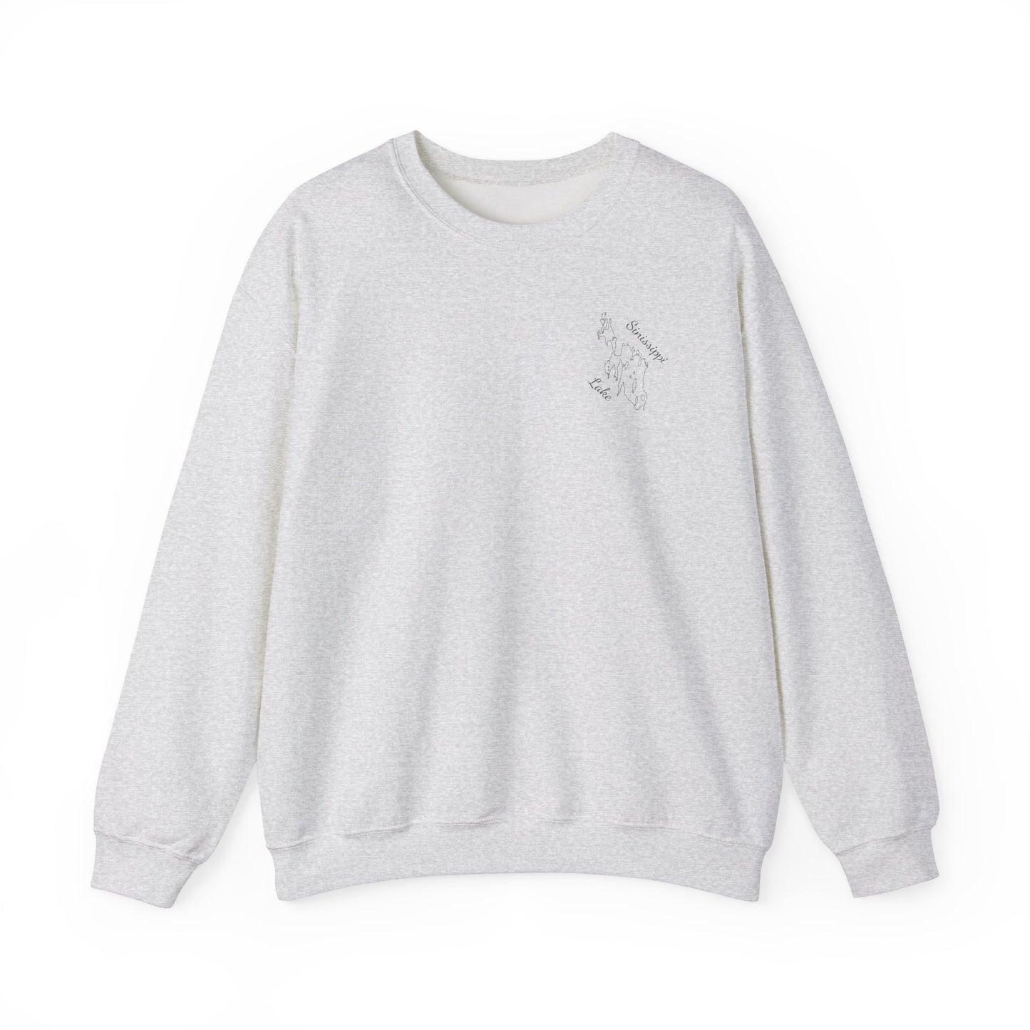 Paddle Board Girl - Sinissippi Lake Unisex Heavy Blend™ Crewneck Sweatshirt