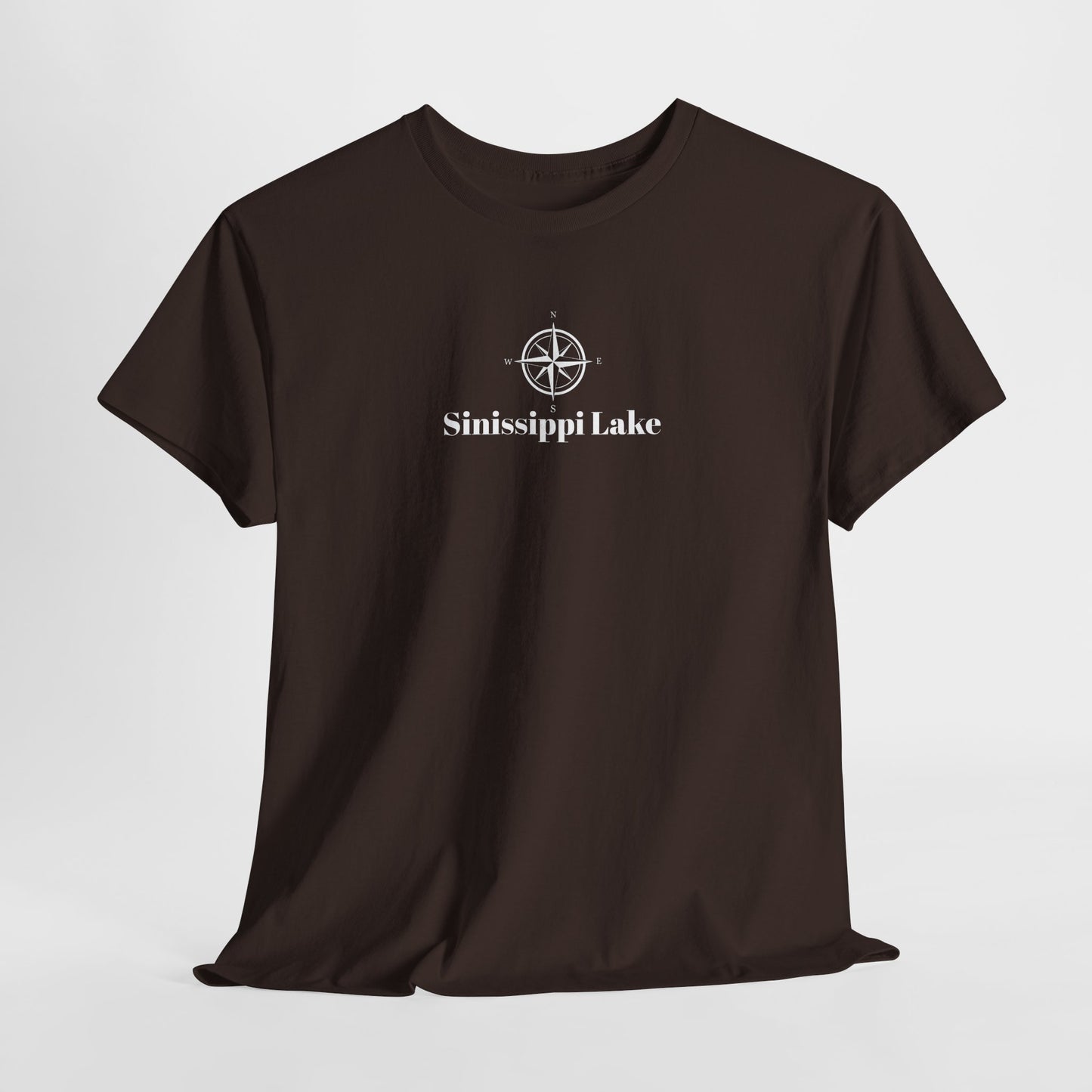 Sinissippi Lake Compass Rose Unisex Heavy Cotton Tee