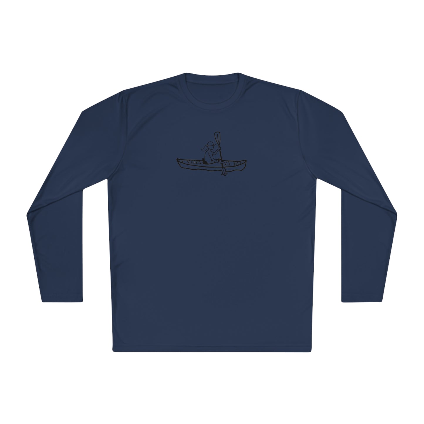 Lightweight Long Sleeve Tee (Kayak Girl Design)