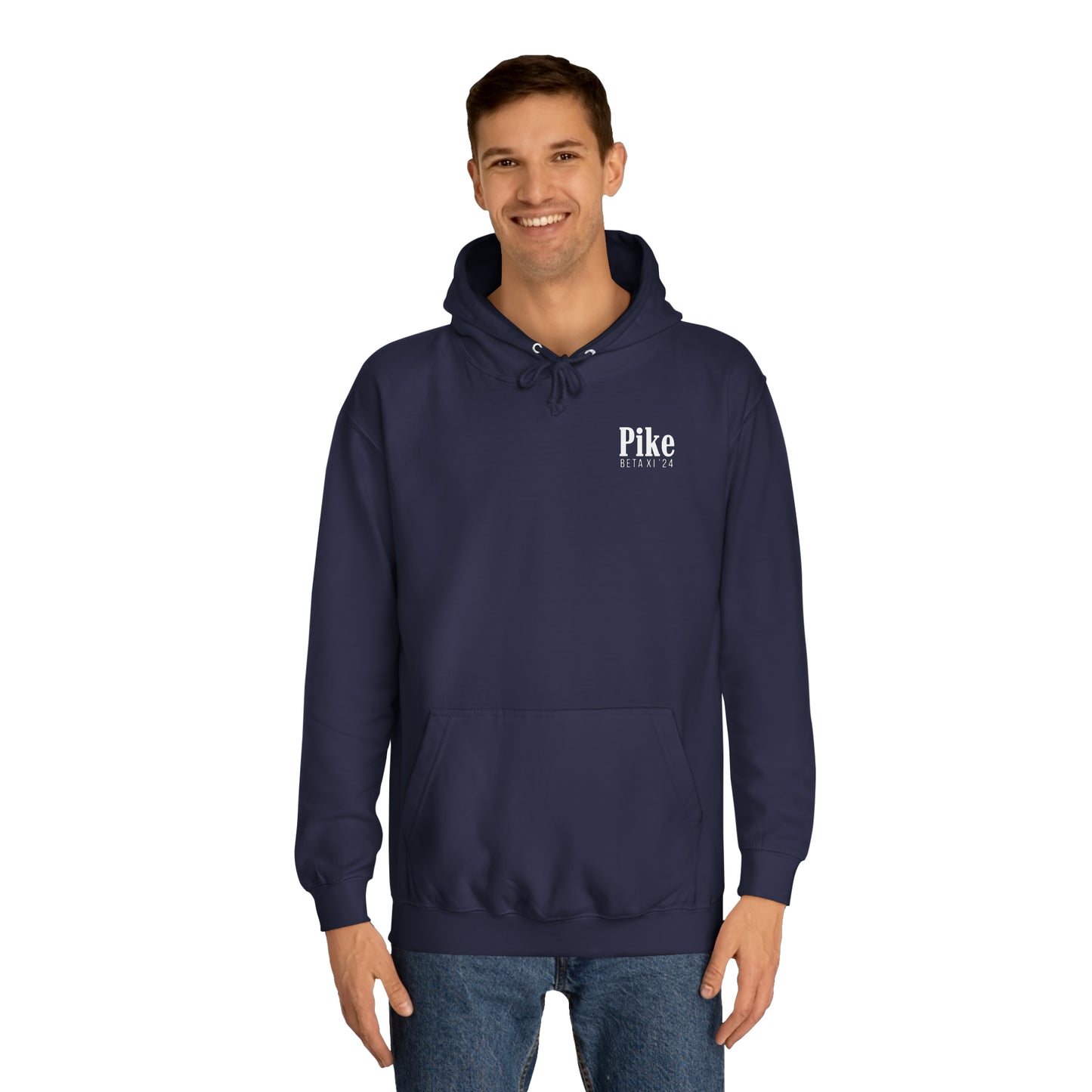Pike Final Mockup Budweiser Red Unisex Hoodie Medium Weight