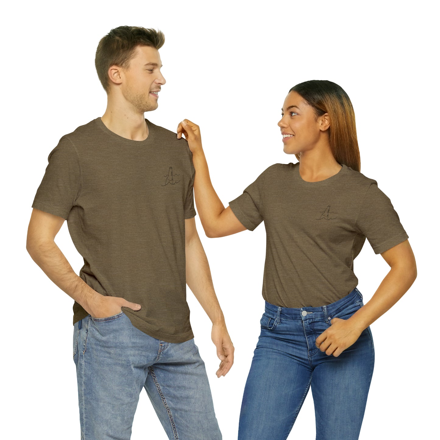 Bottle Patch - lac LaBelle Unisex Lightweight Short Sleeve Tee