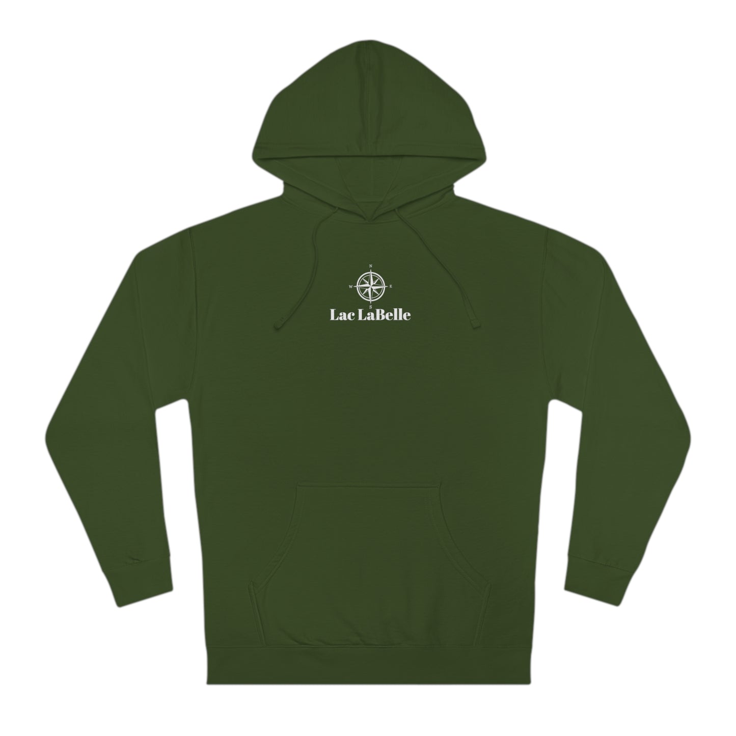 Lac LaBelle Compass Rose Unisex Hooded Sweatshirt ITC