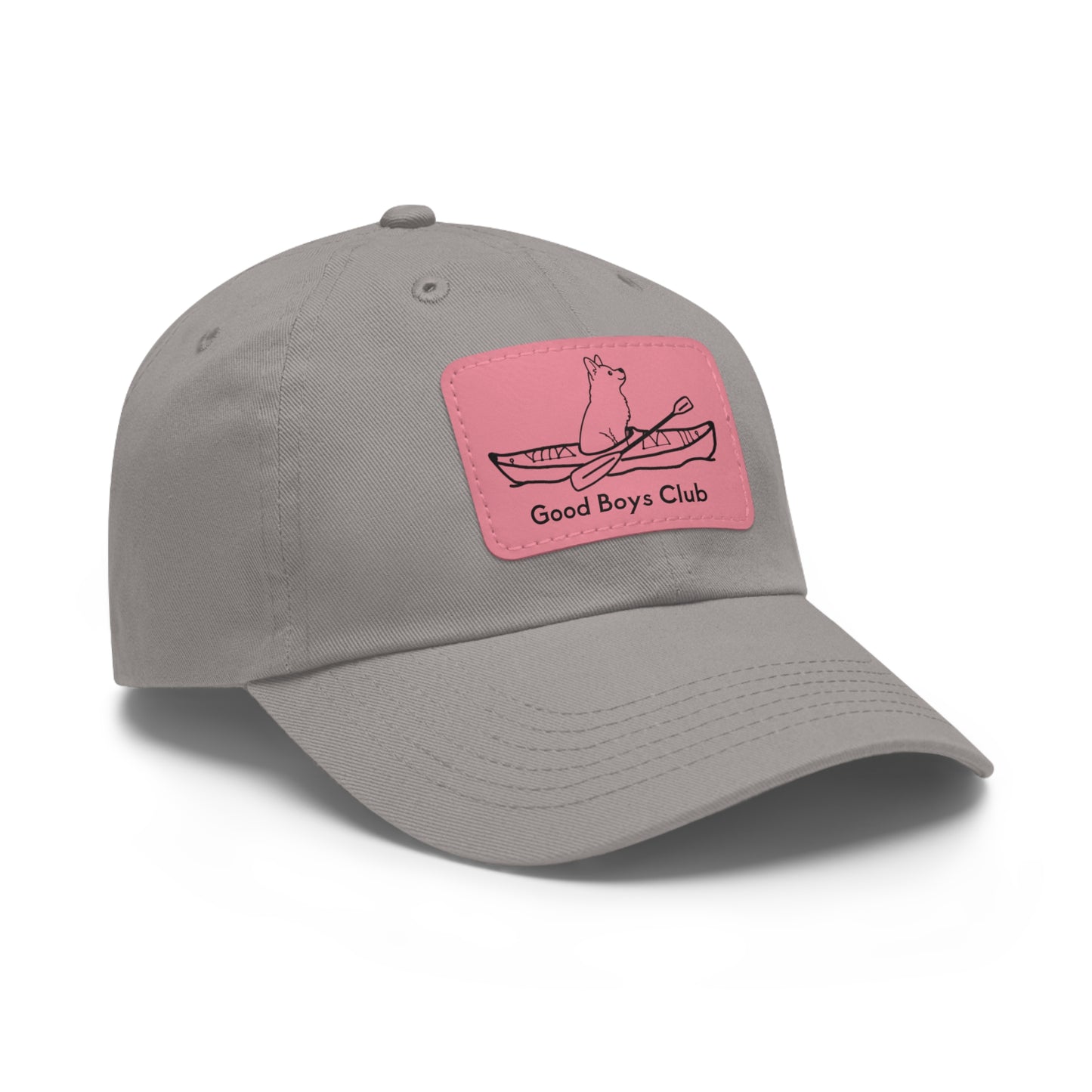 Good Boys Club Husky Kayak Dog - Hat with Leather Patch