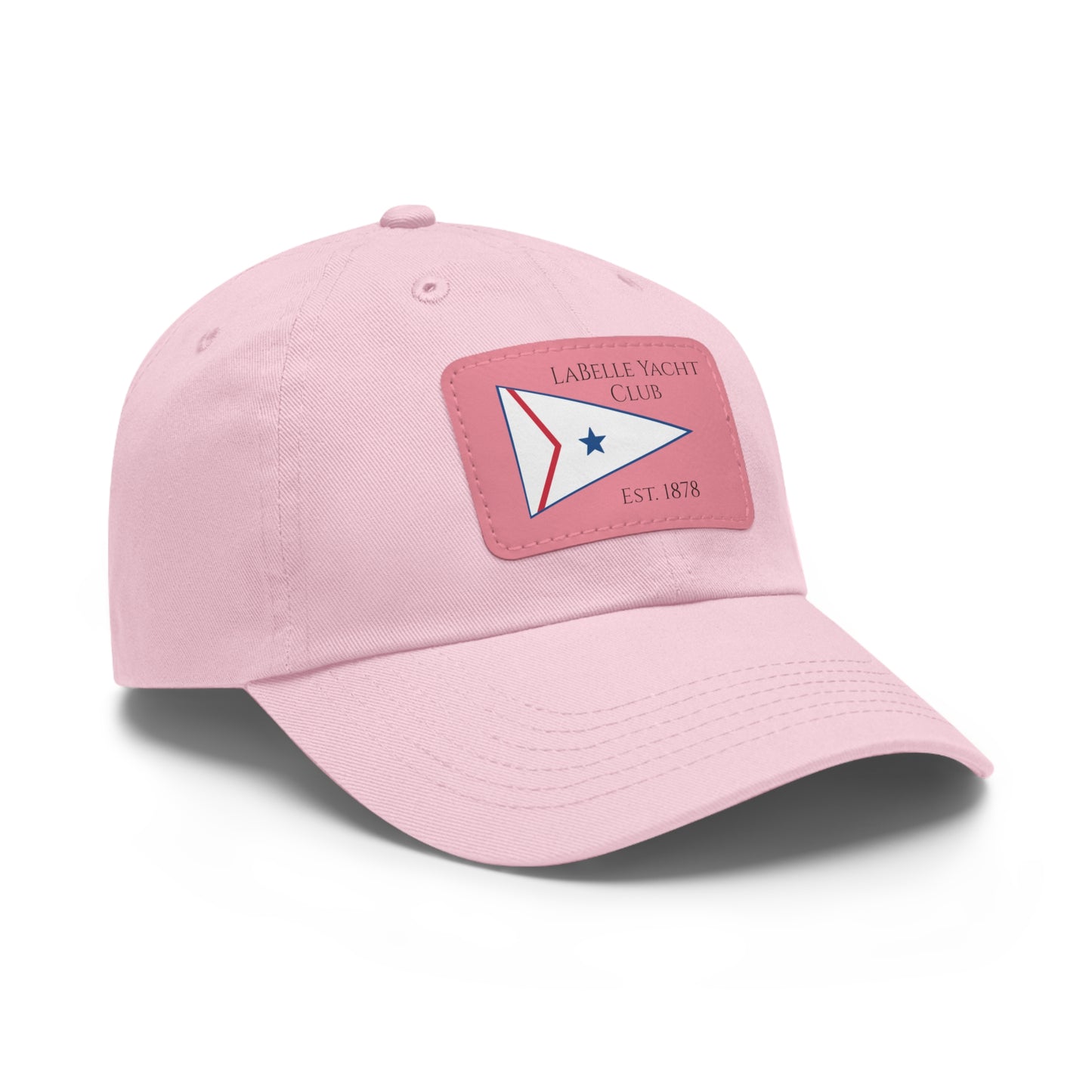 LaBelle Yacht Club Embroidered Hat with Leather Patch