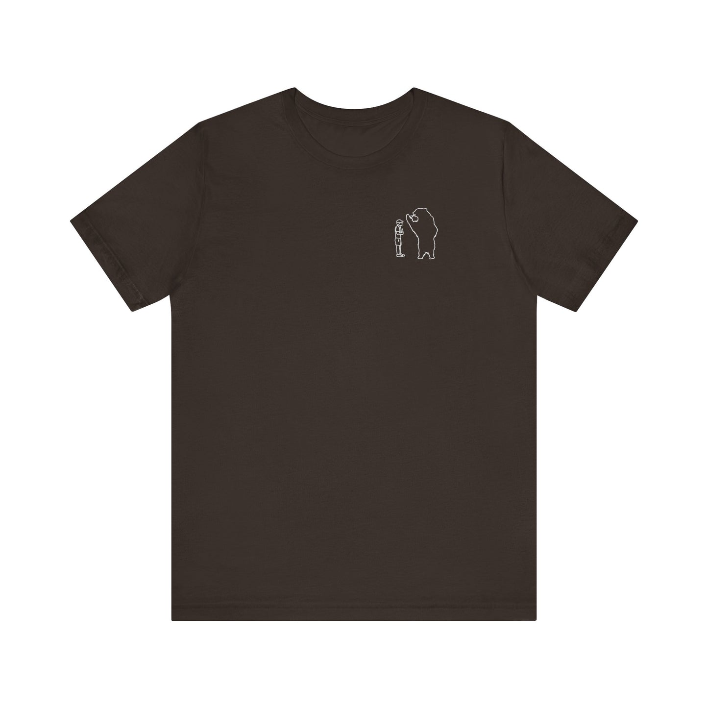Papa Bear Yellowstone National Park Unisex Lightweight Short Sleeve Tee