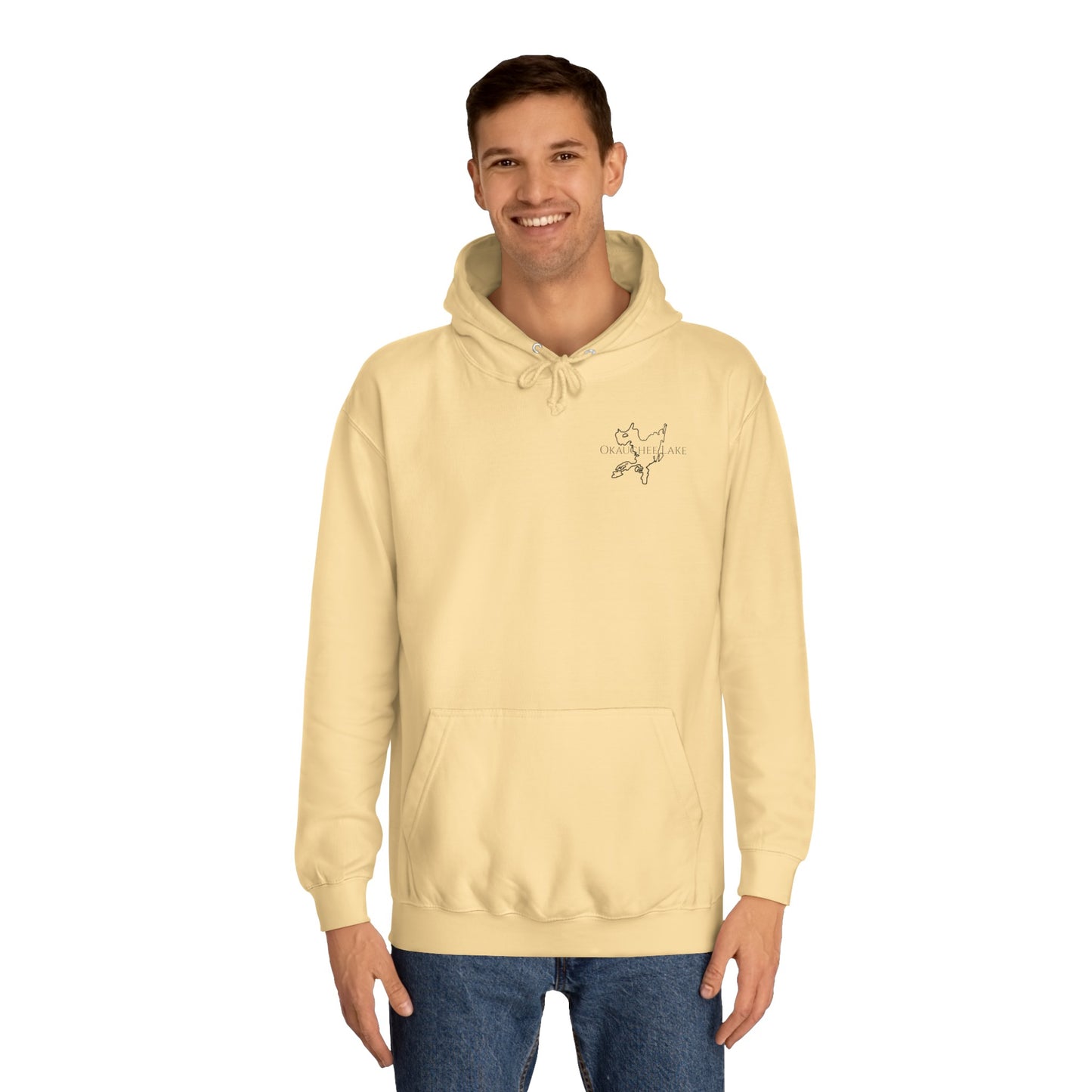Bow fishing on Okauchee Lake - Medium Weight Hoodie